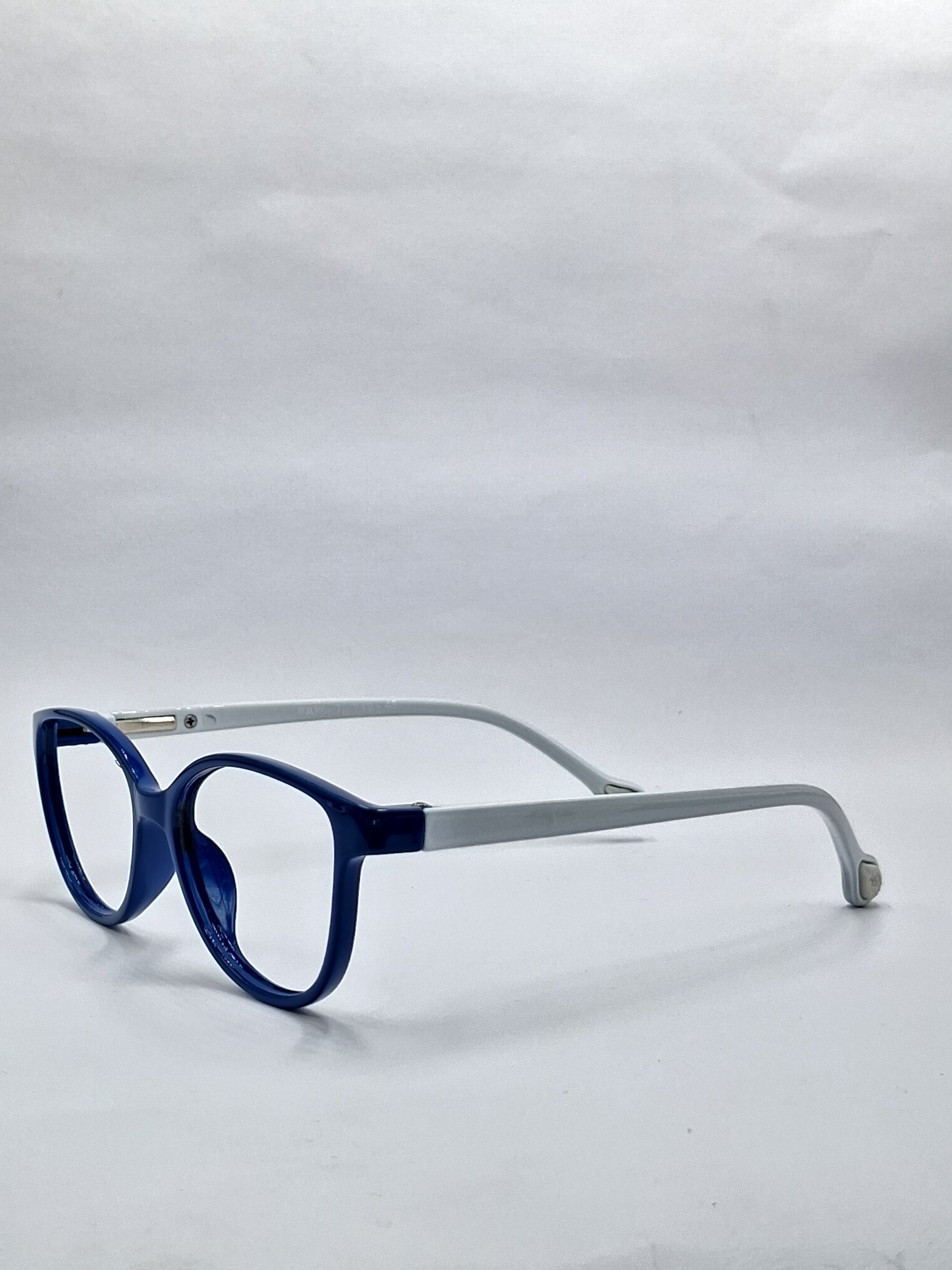 vision plus blue and white stick kids frame