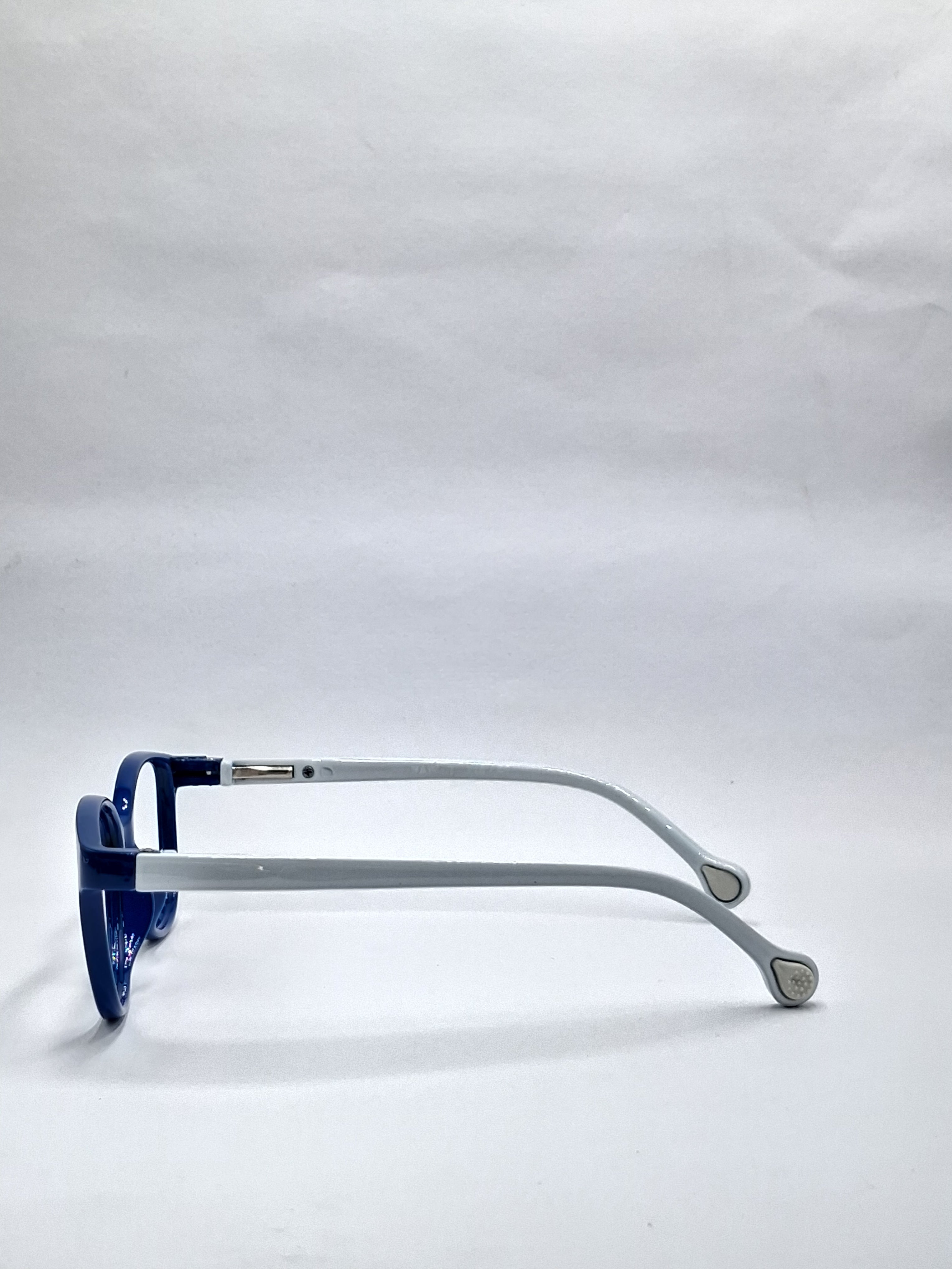 vision plus blue and white stick kids frame