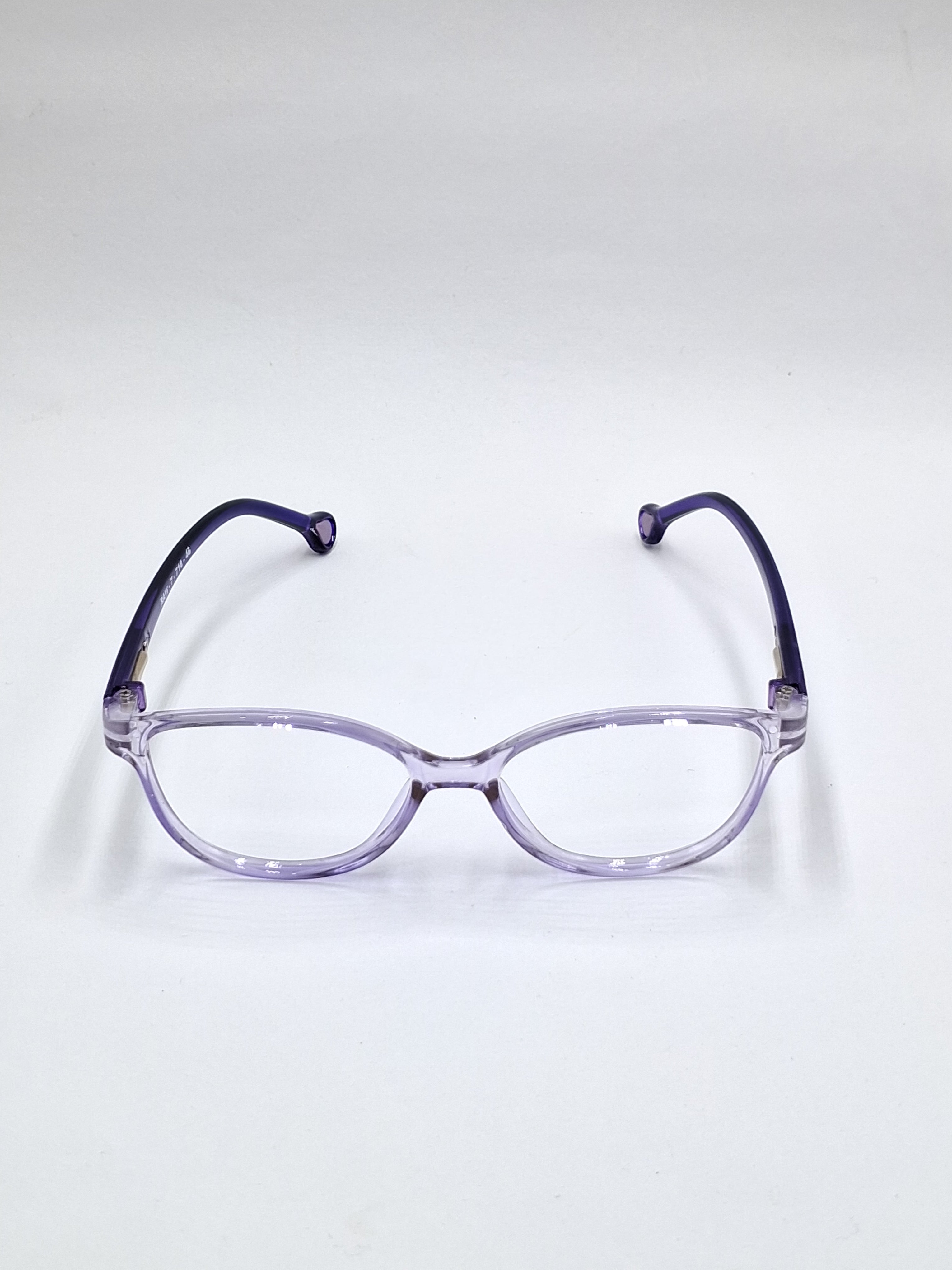 vision plus crystal purple with purple stick kids frame