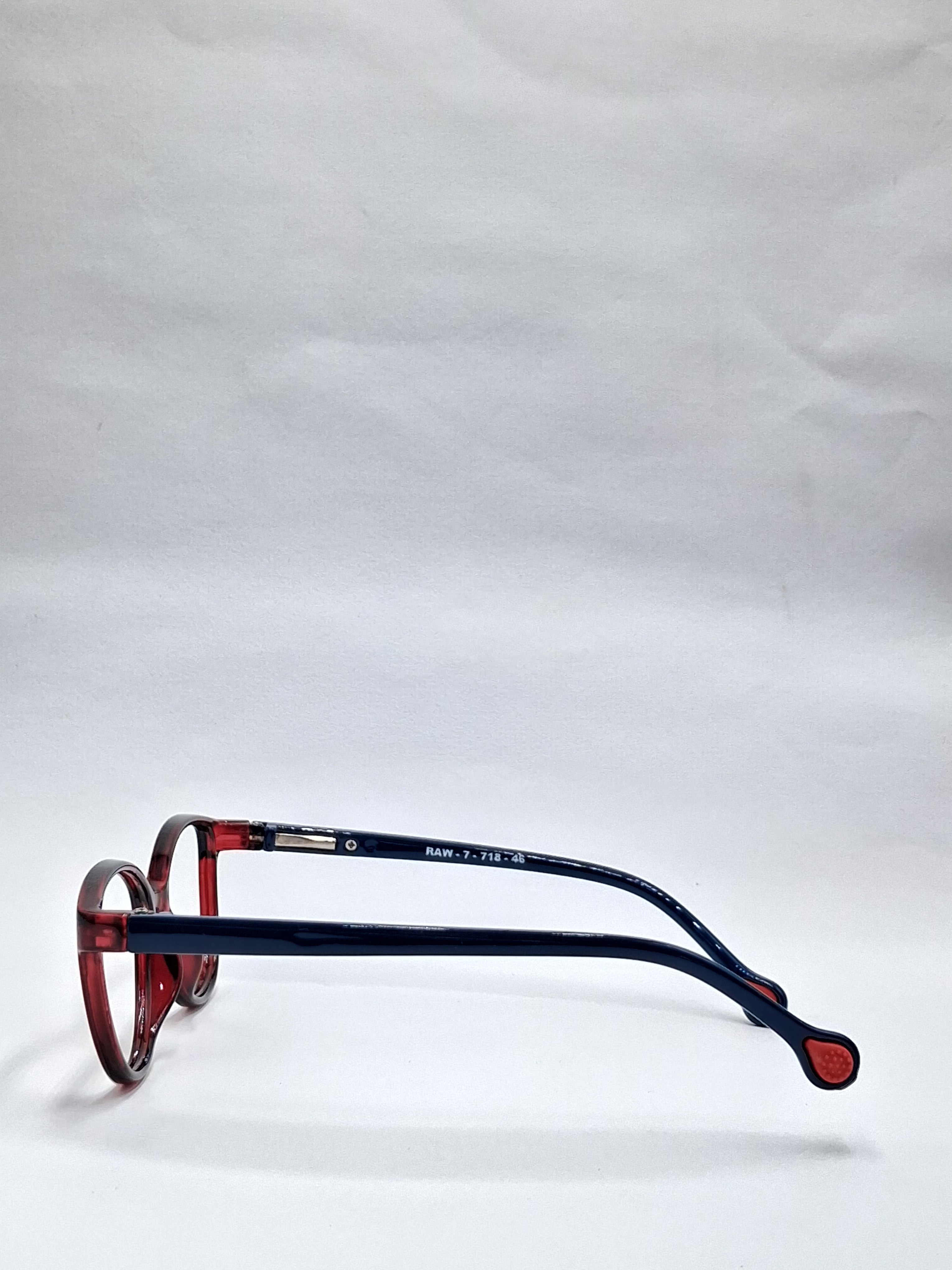 vision plus crystal brown and blue stick kids frame