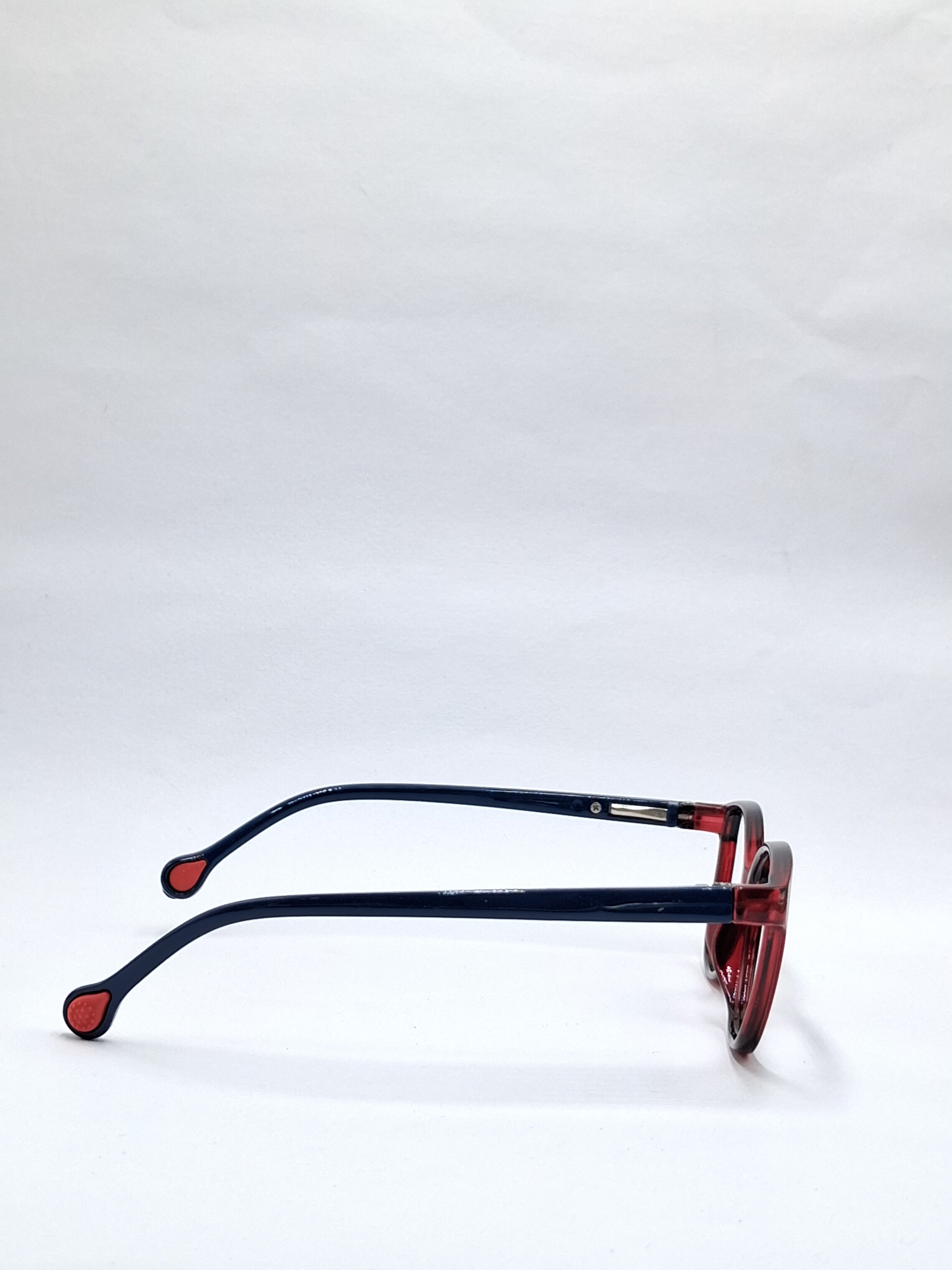 vision plus crystal brown and blue stick kids frame