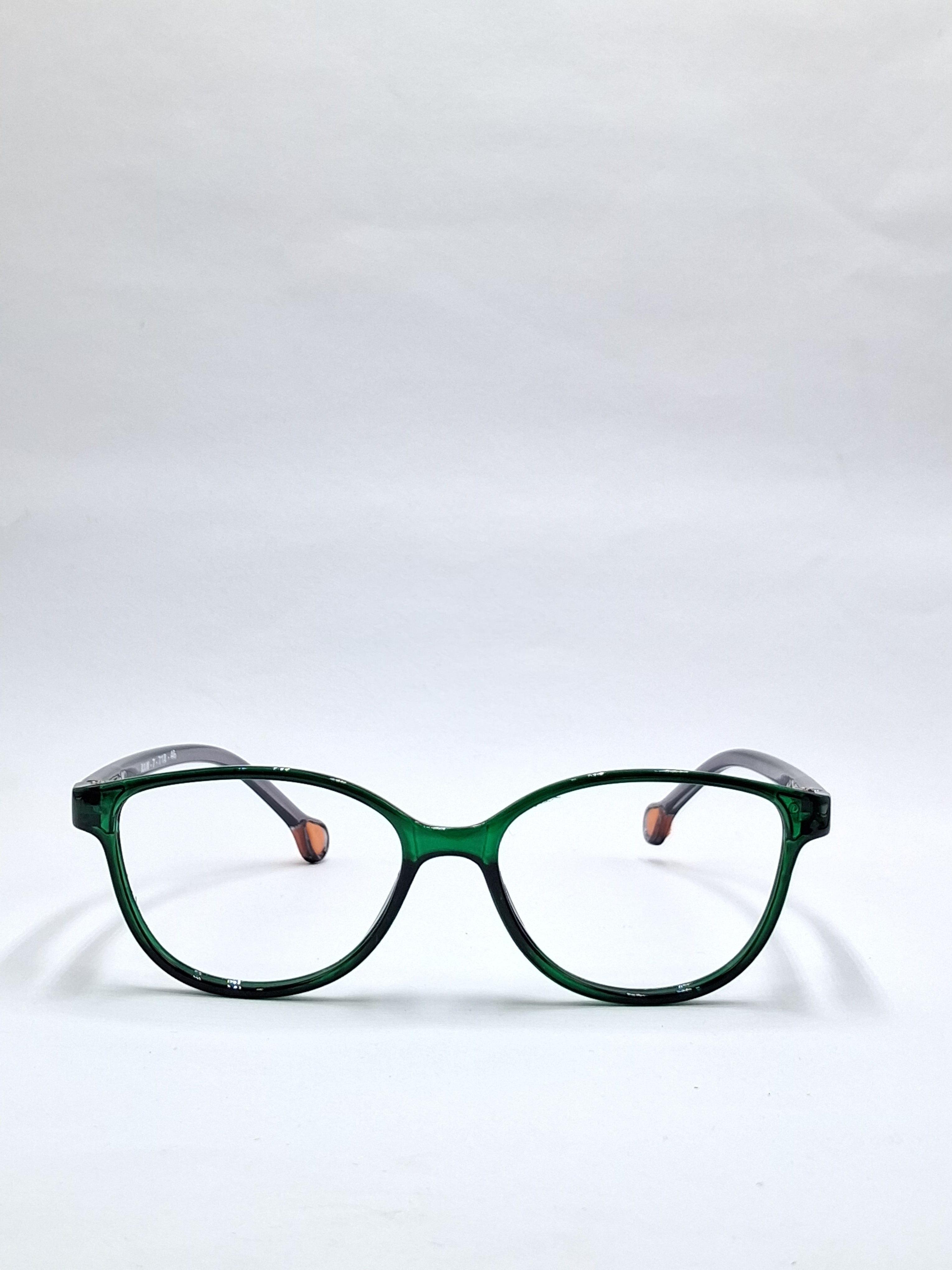vision plus crystal green with gray stick kids frame