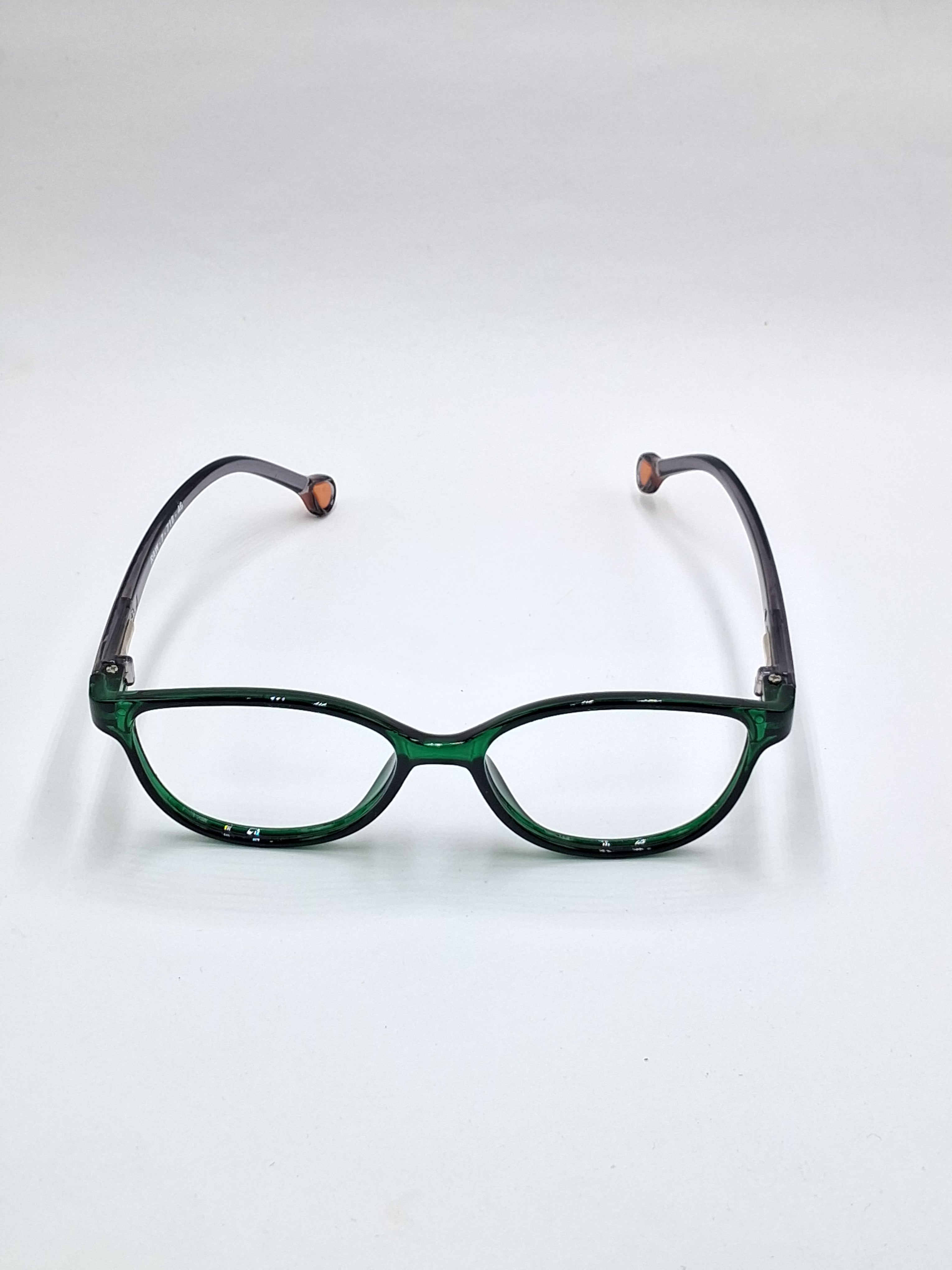 vision plus crystal green with gray stick kids frame
