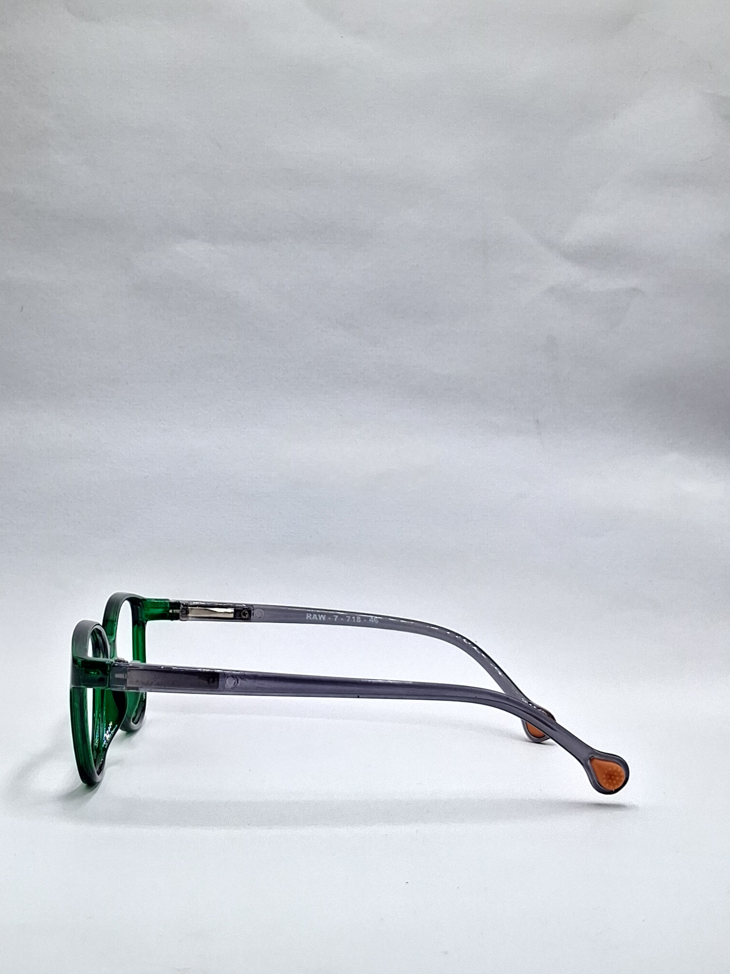 vision plus crystal green with gray stick kids frame