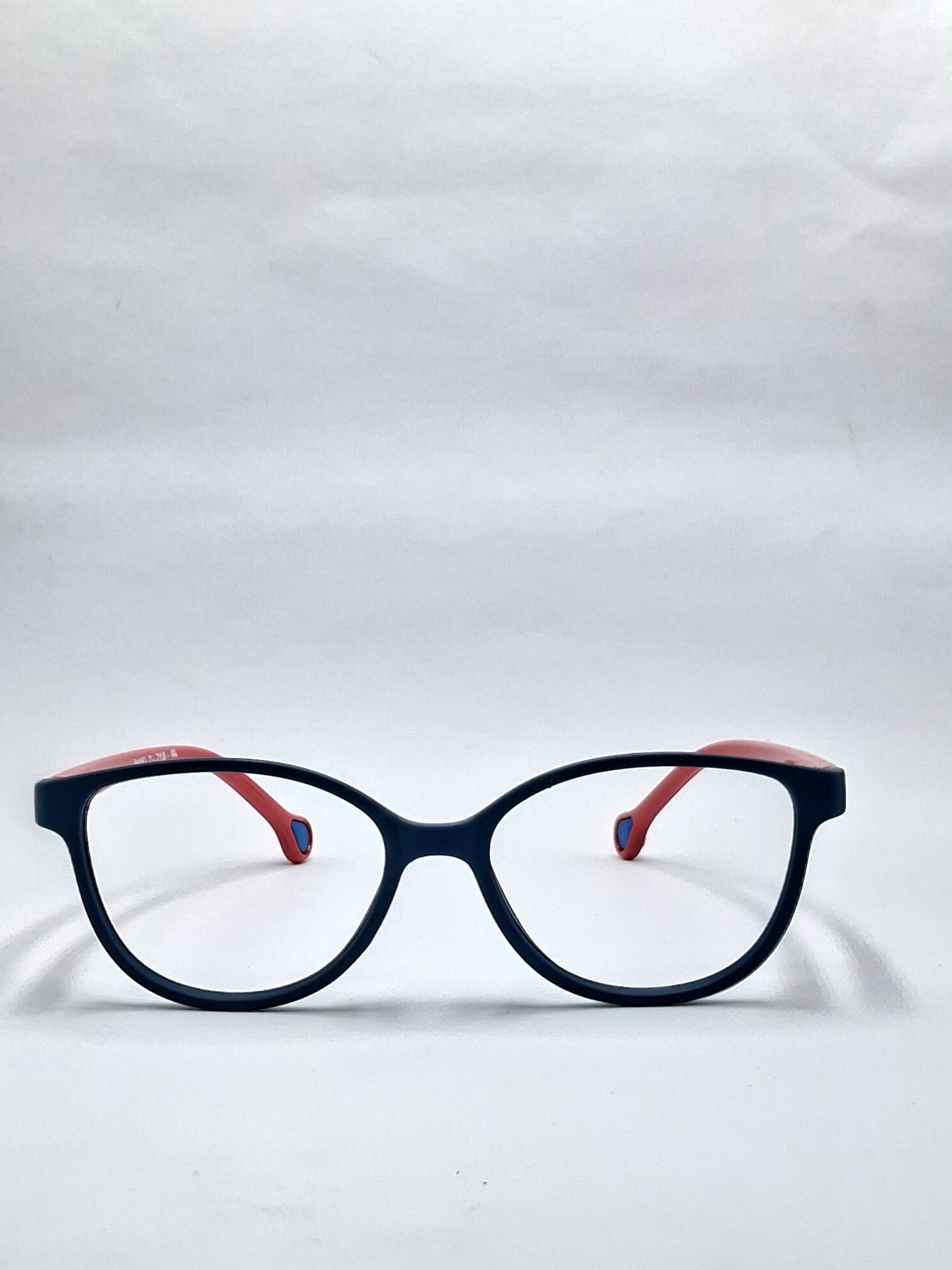 vision plus matte green with red stick kids frame