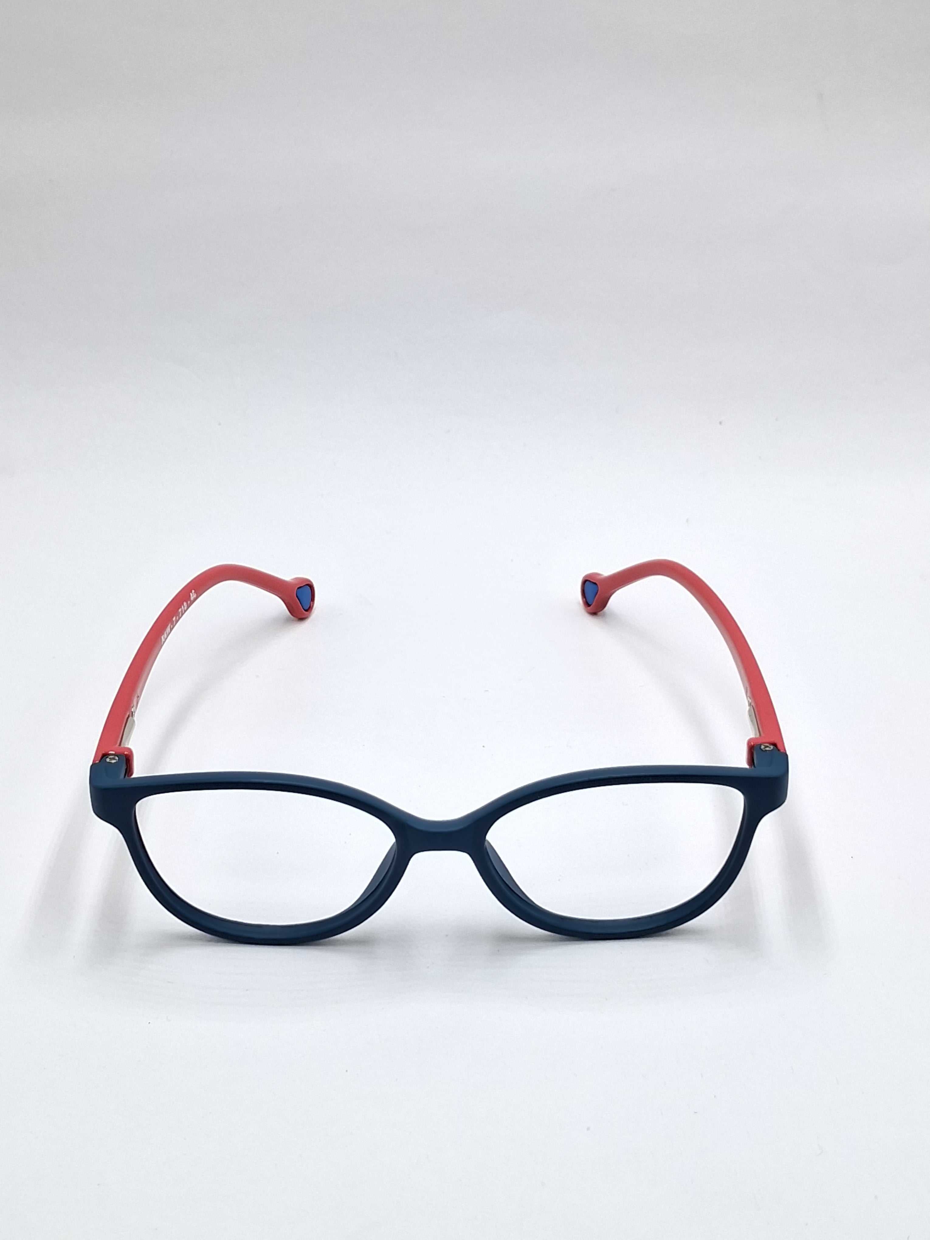 vision plus matte green with red stick kids frame