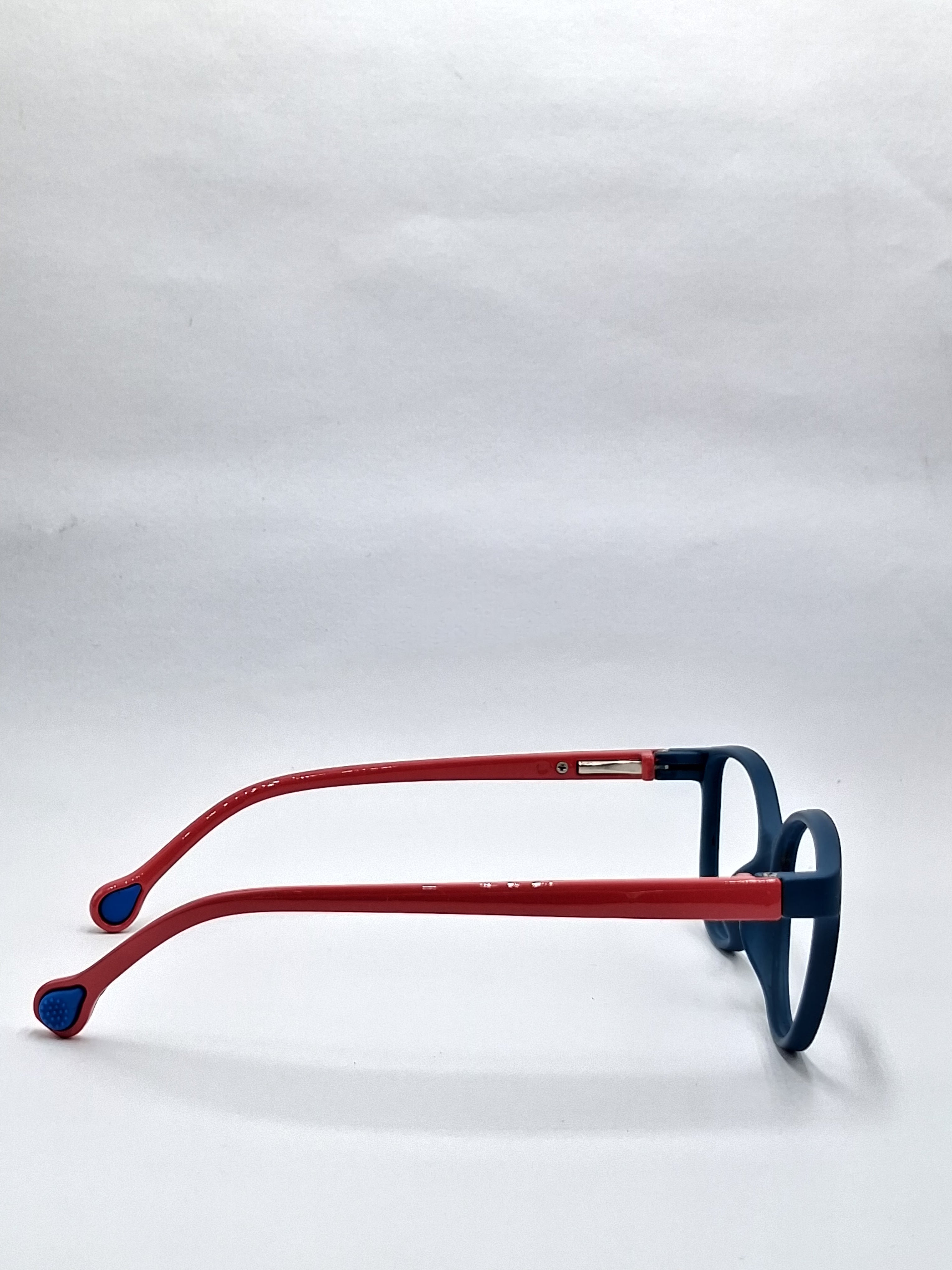 vision plus matte green with red stick kids frame
