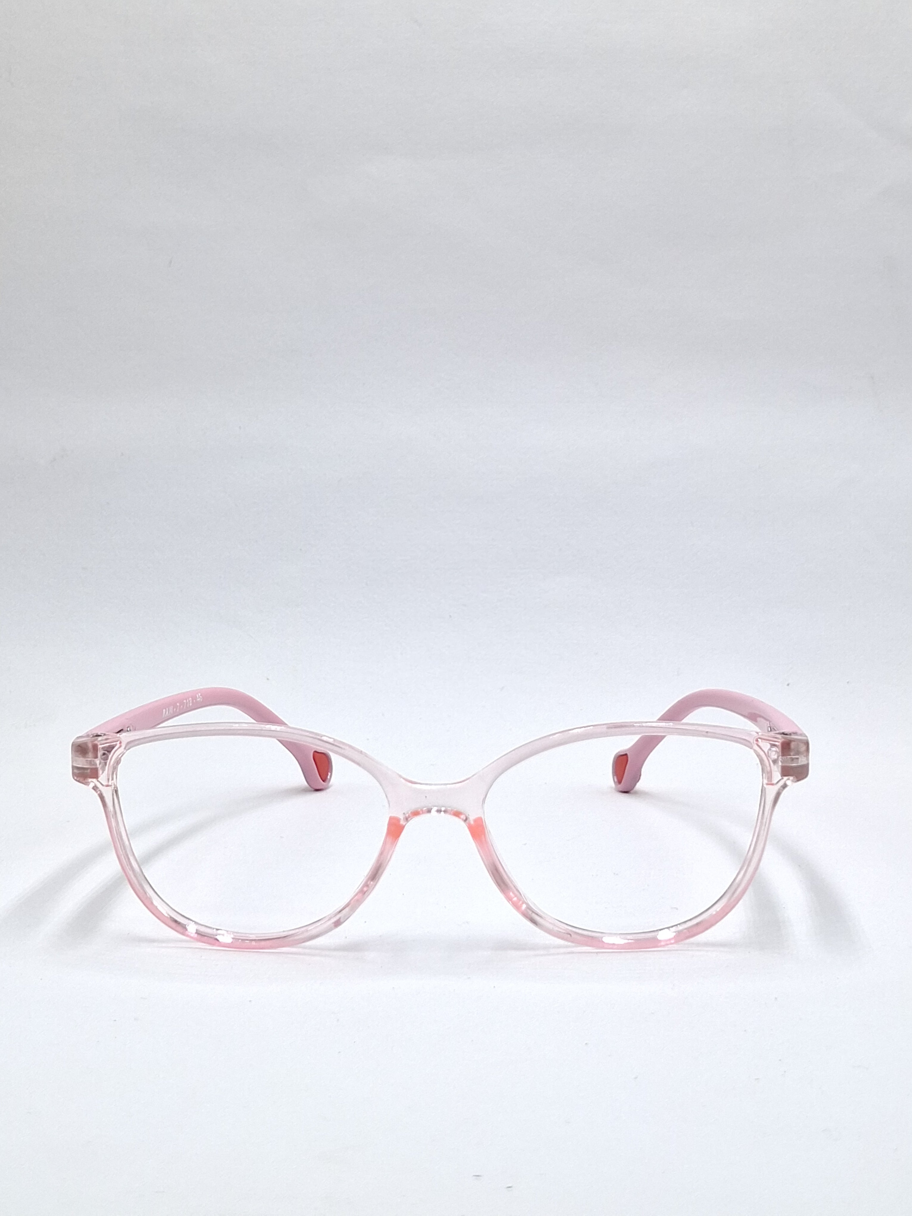 vision plus crystal pink and pink stick kids frame