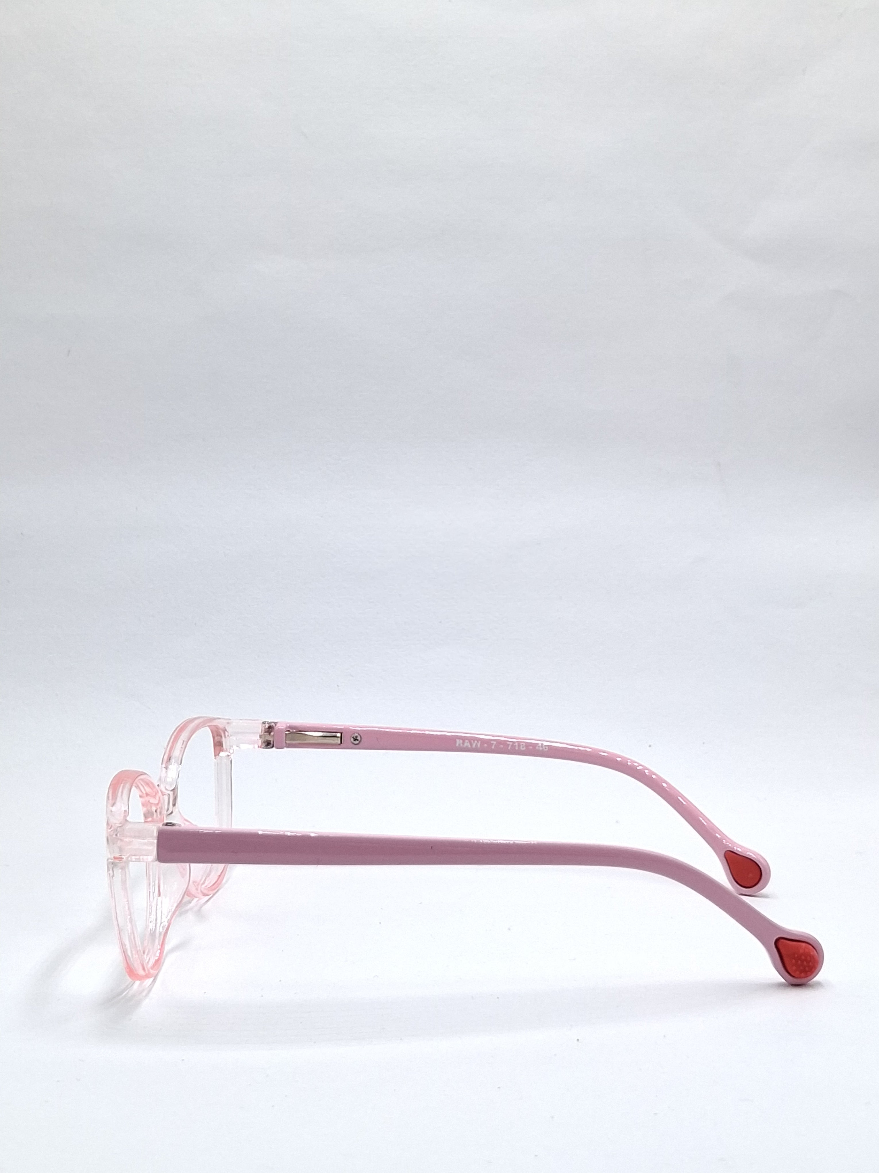 vision plus crystal pink and pink stick kids frame