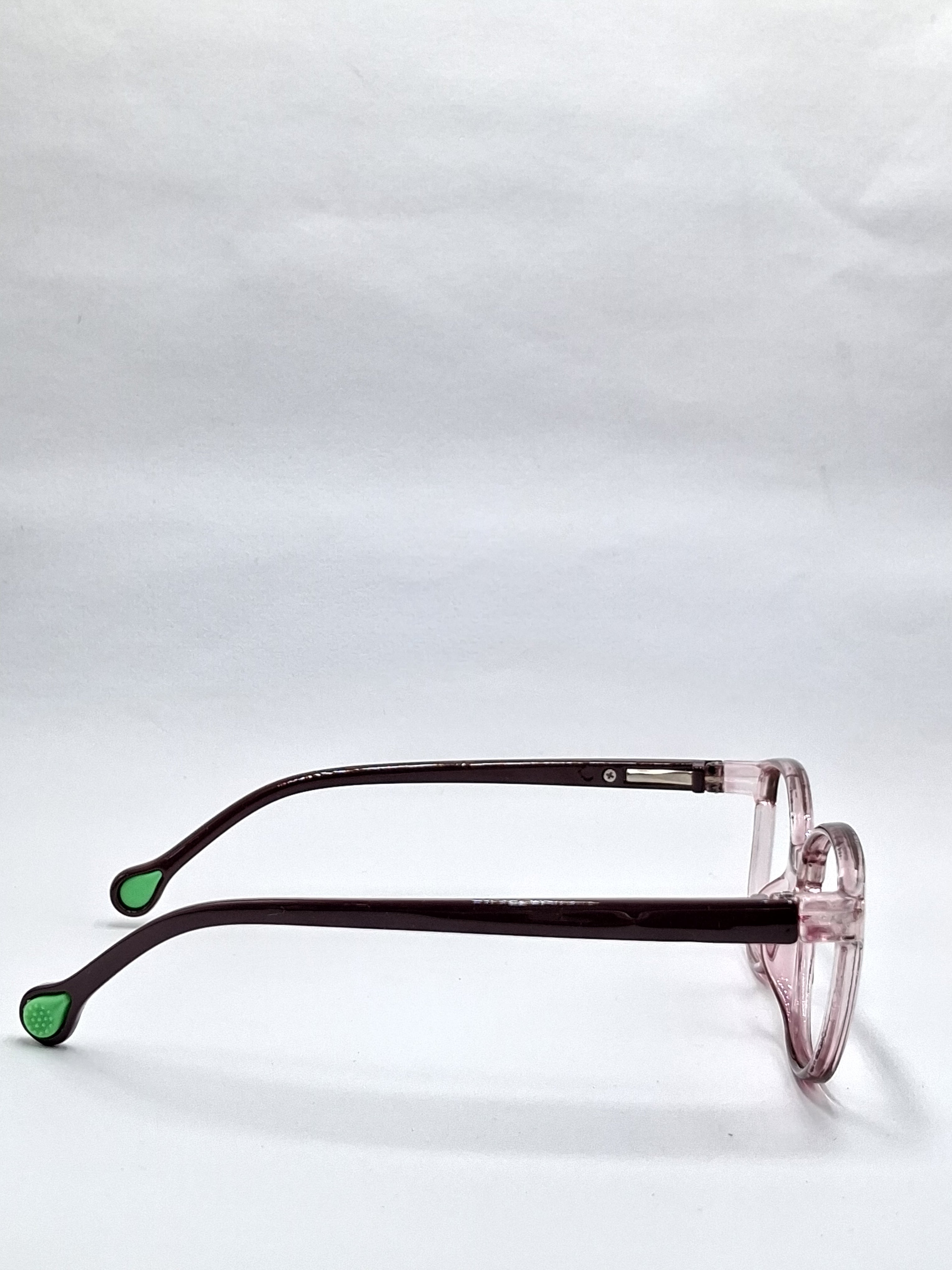 vision plus crystal brown kids frame