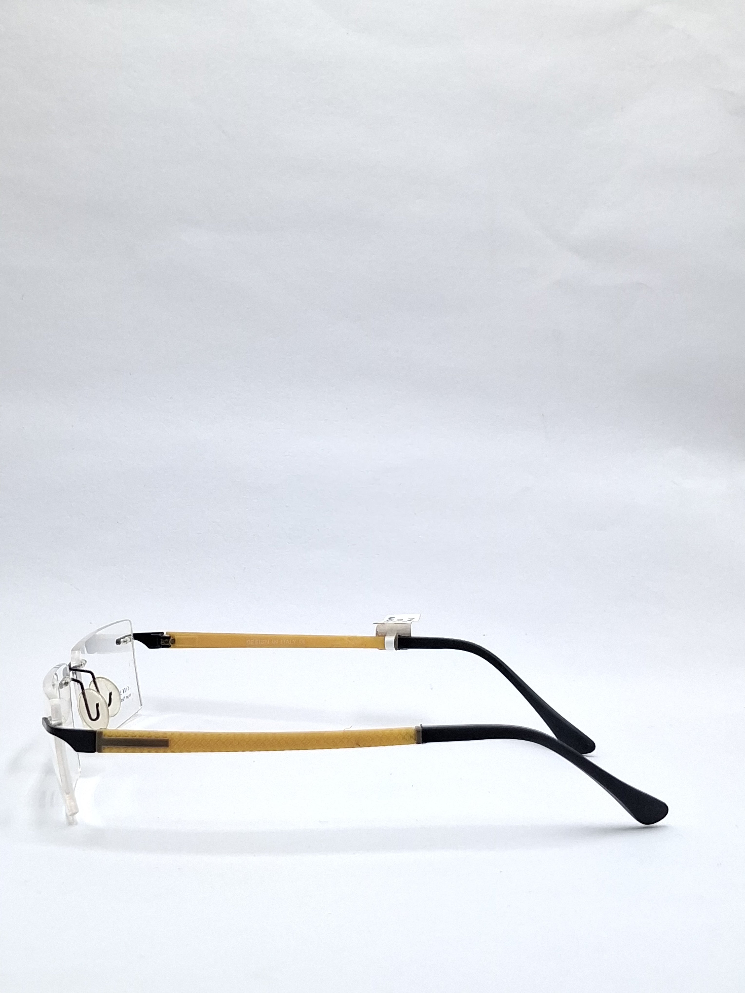 vision plus frame less yellow and black frame