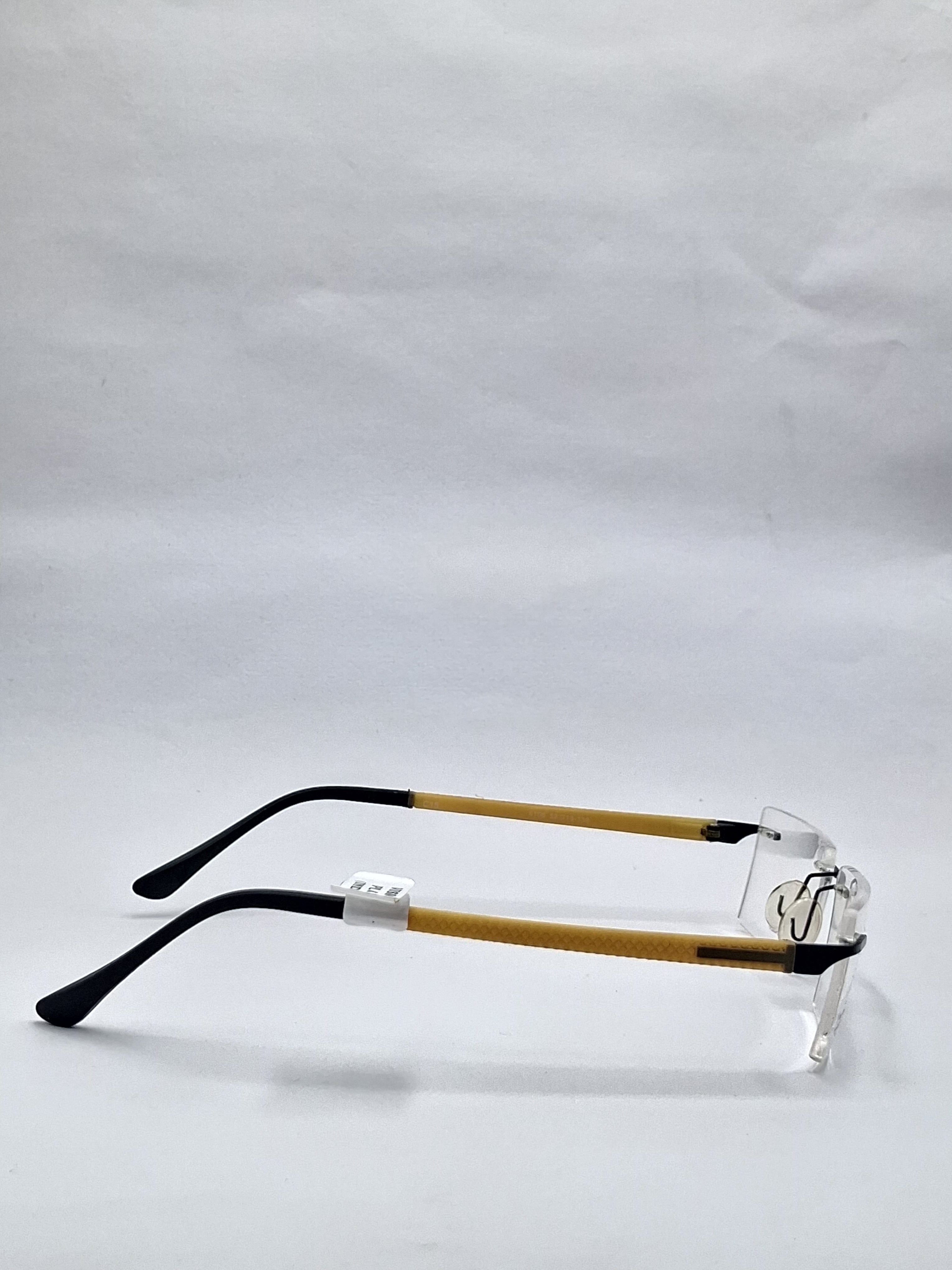 vision plus frame less yellow and black frame