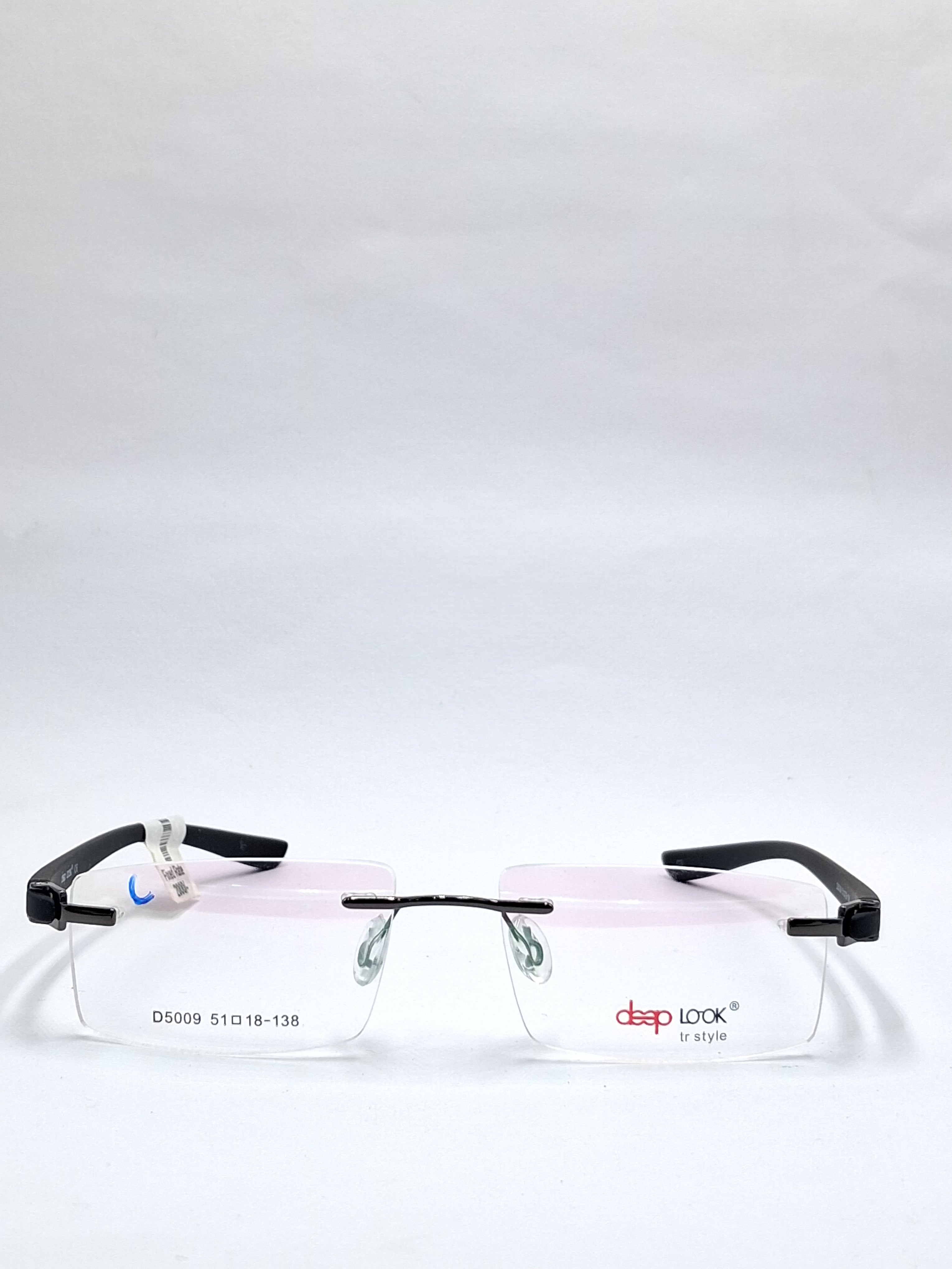 vision plus frame less matte black frame