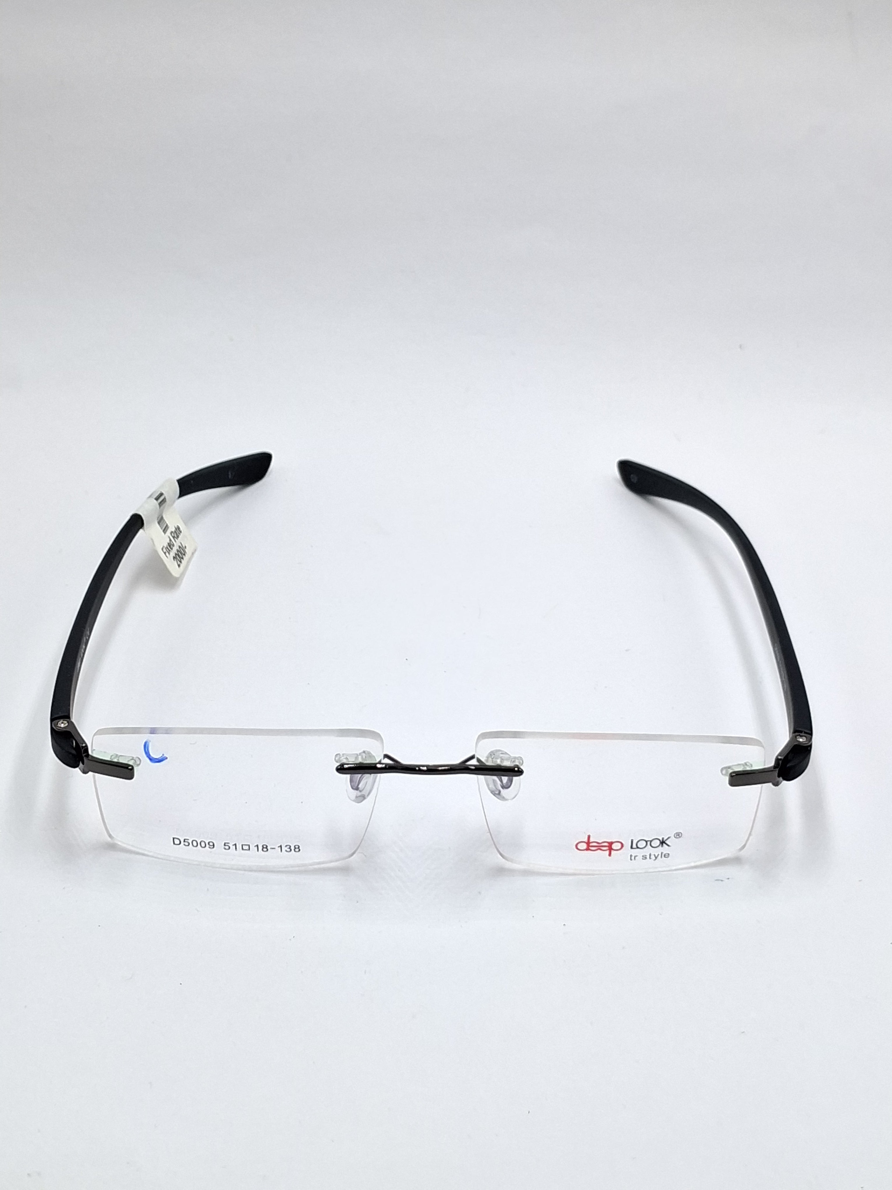 vision plus frame less matte black frame
