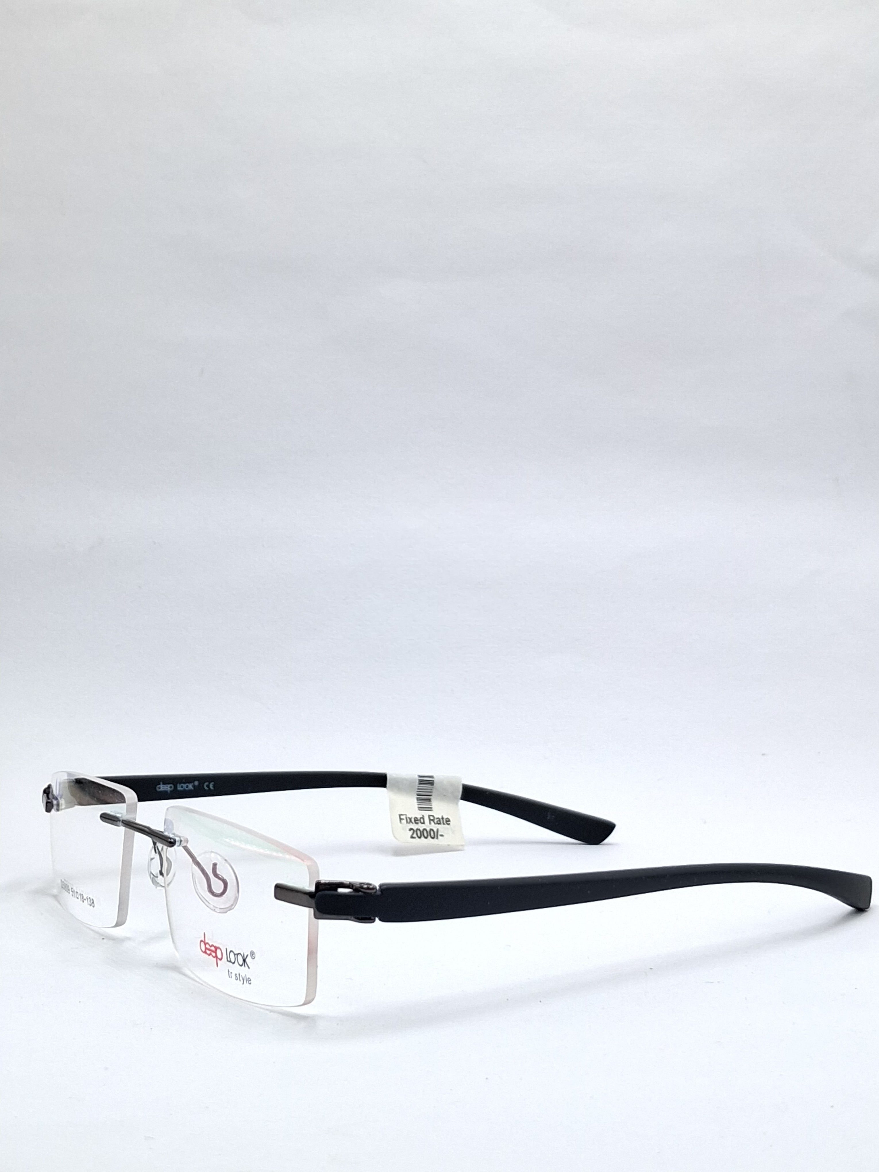 vision plus frame less matte black frame