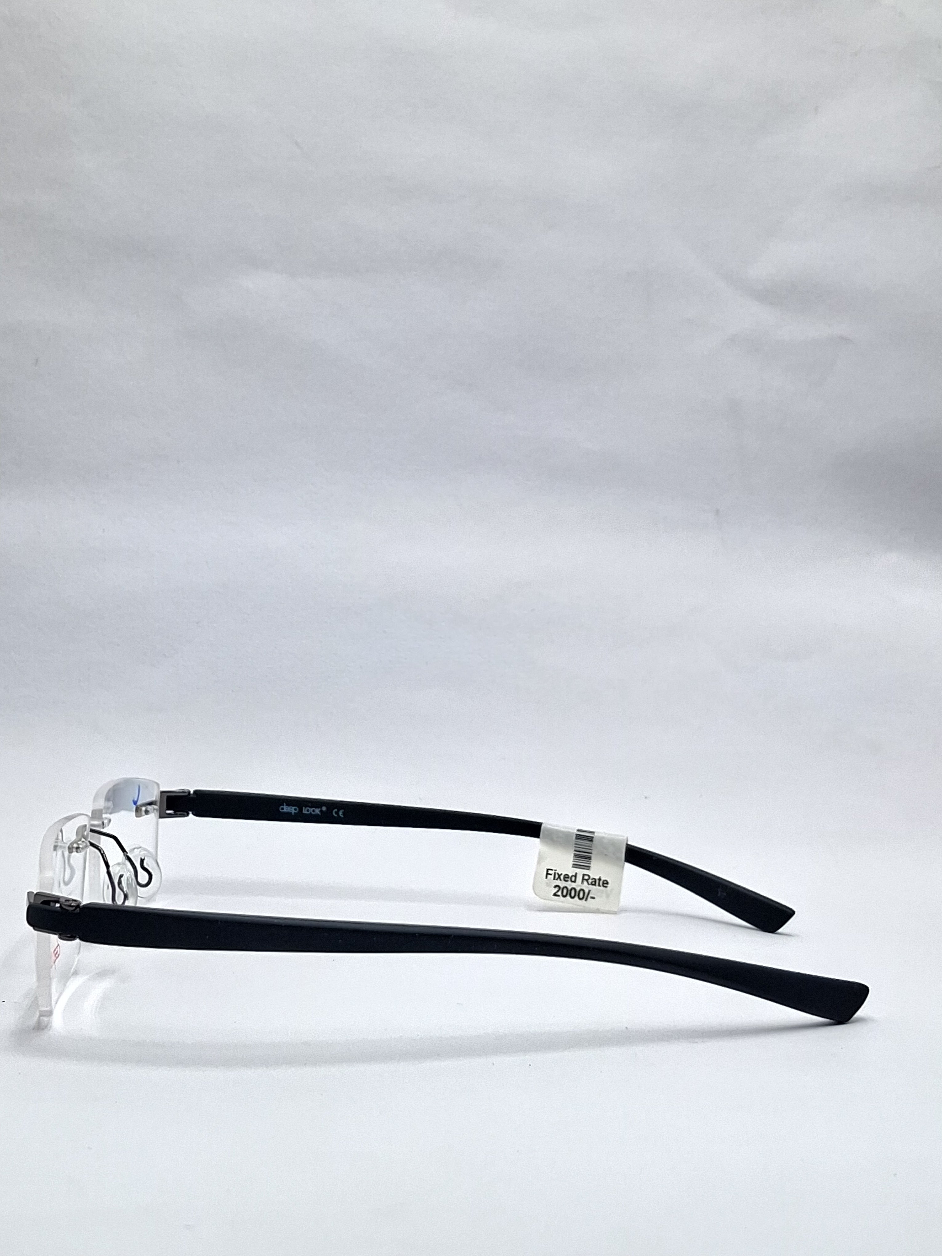 vision plus frame less matte black frame