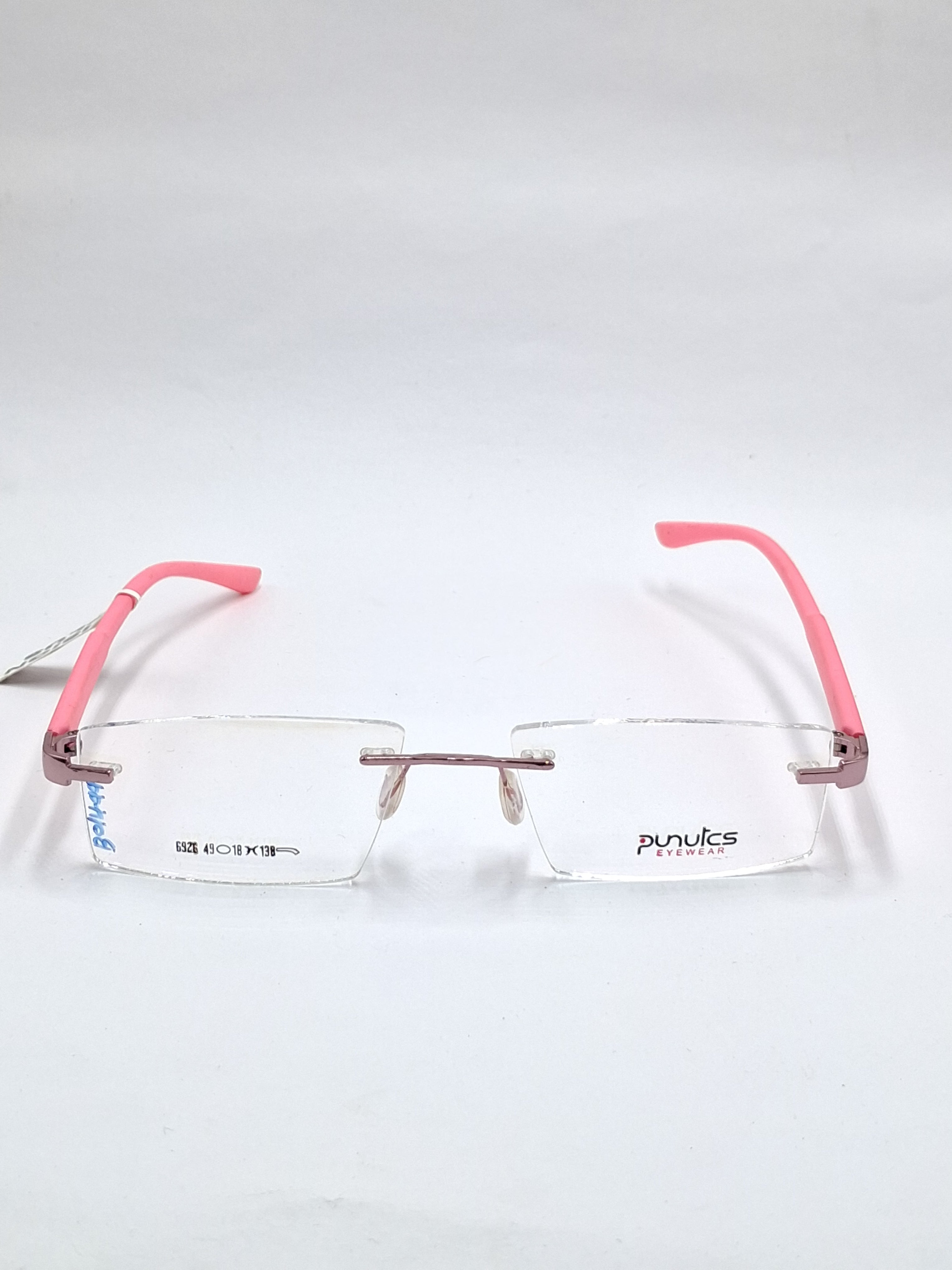 vision plus frame less matte pink frame
