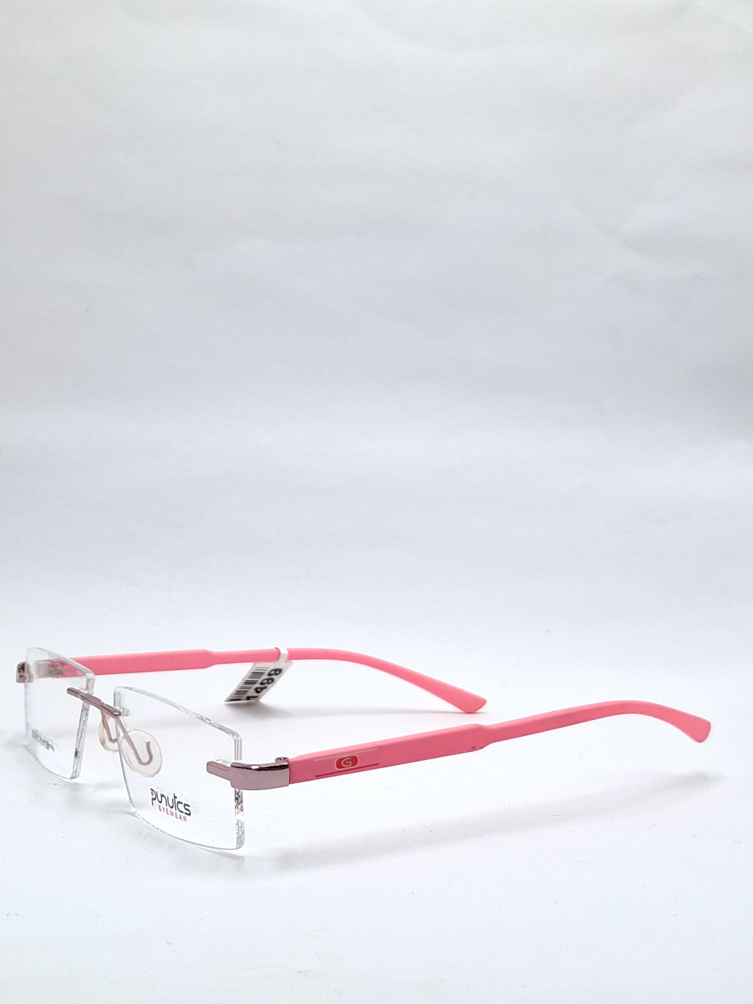 vision plus frame less matte pink frame