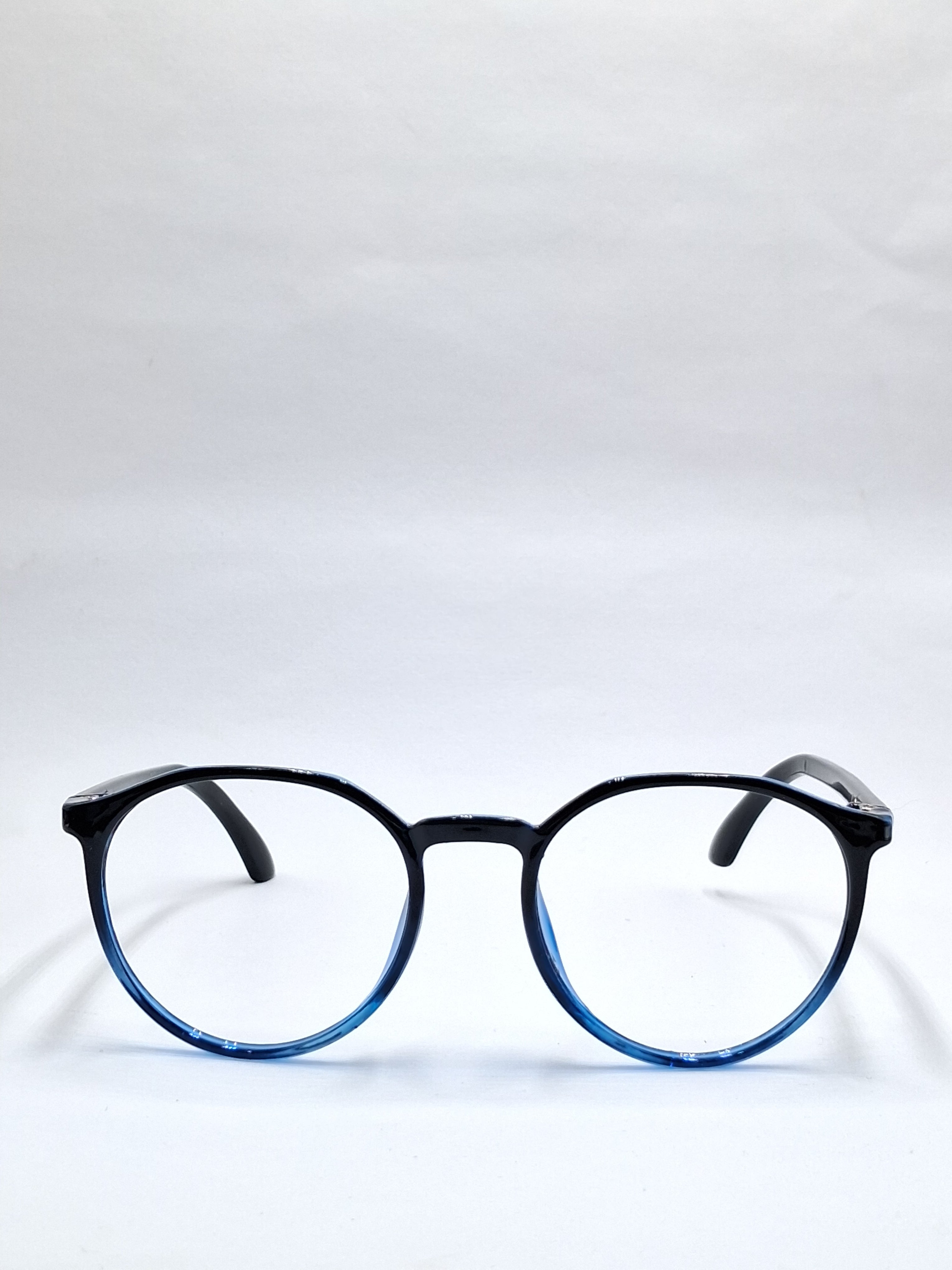 vision plus duale tone black and blue frame