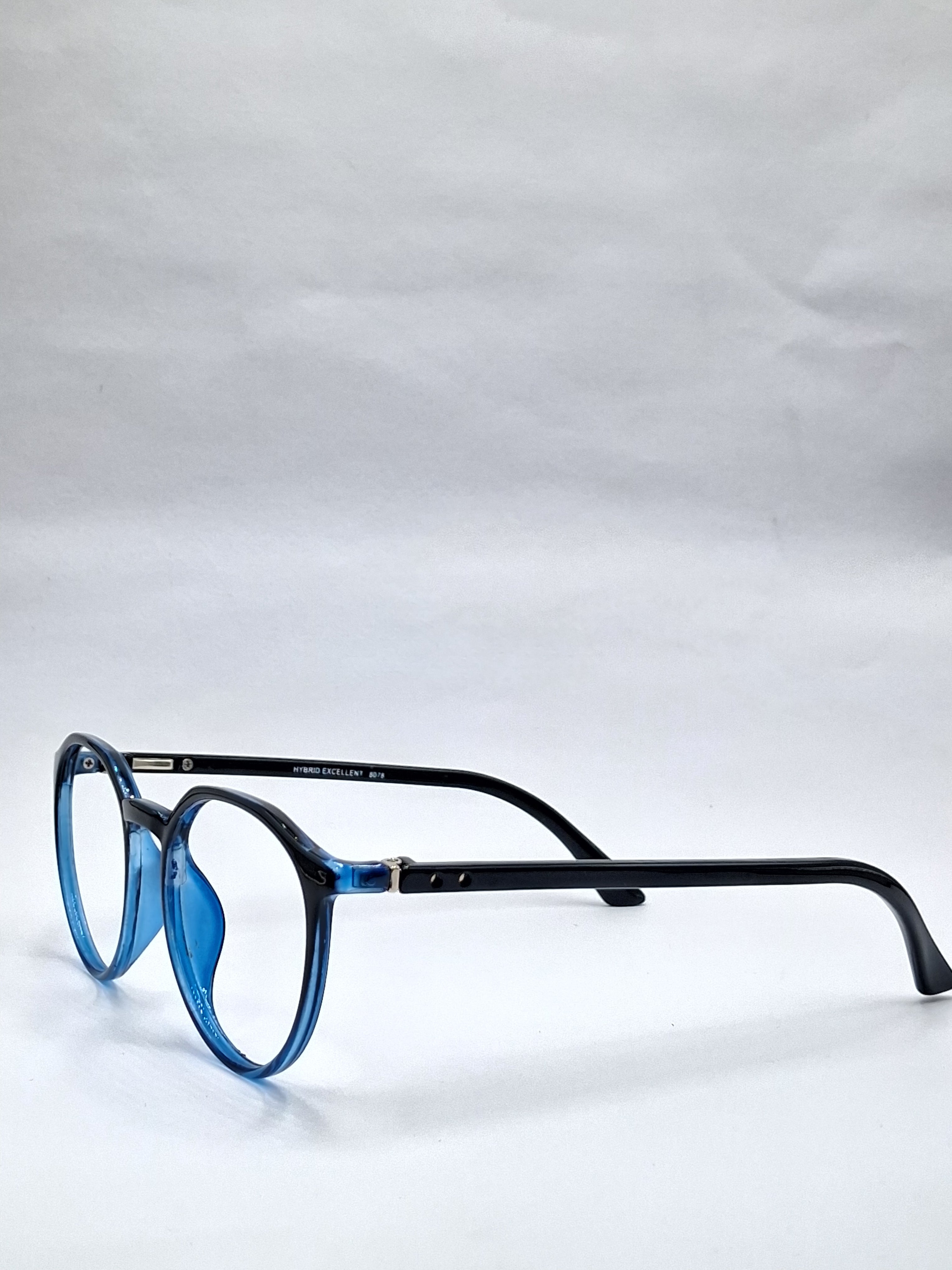 vision plus duale tone black and blue frame