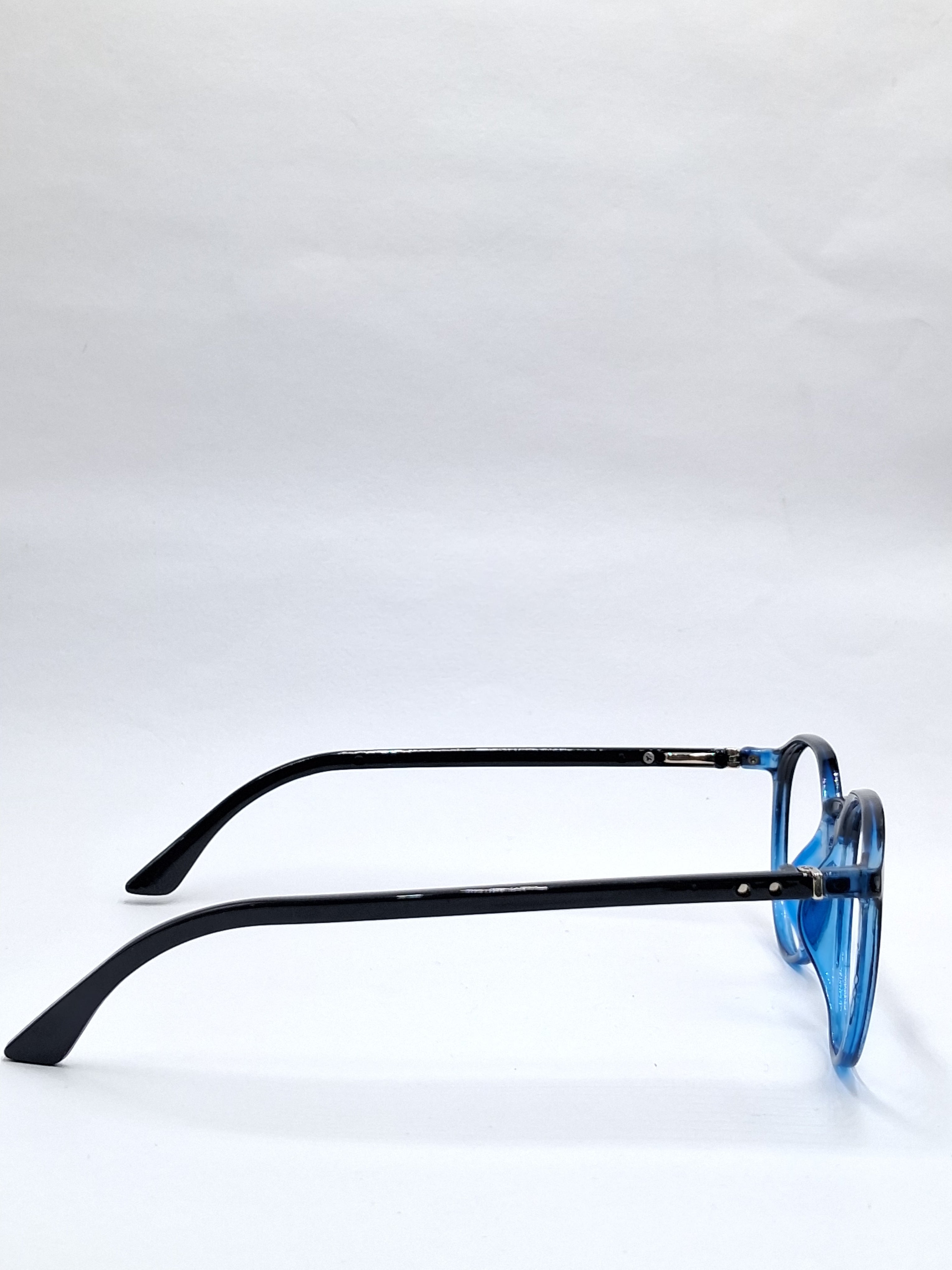 vision plus duale tone black and blue frame
