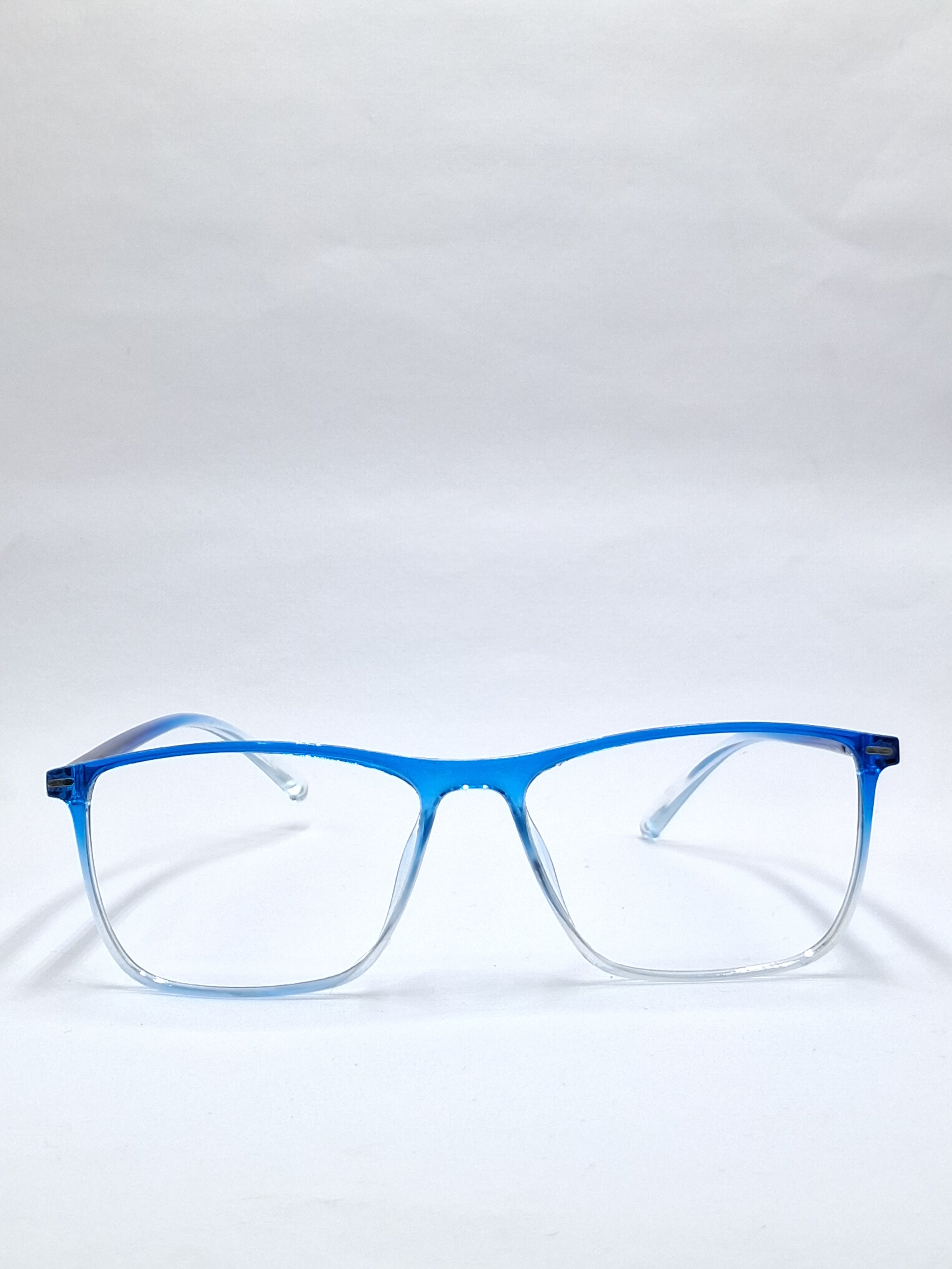 vision plus duale tone crystal blue and white frame