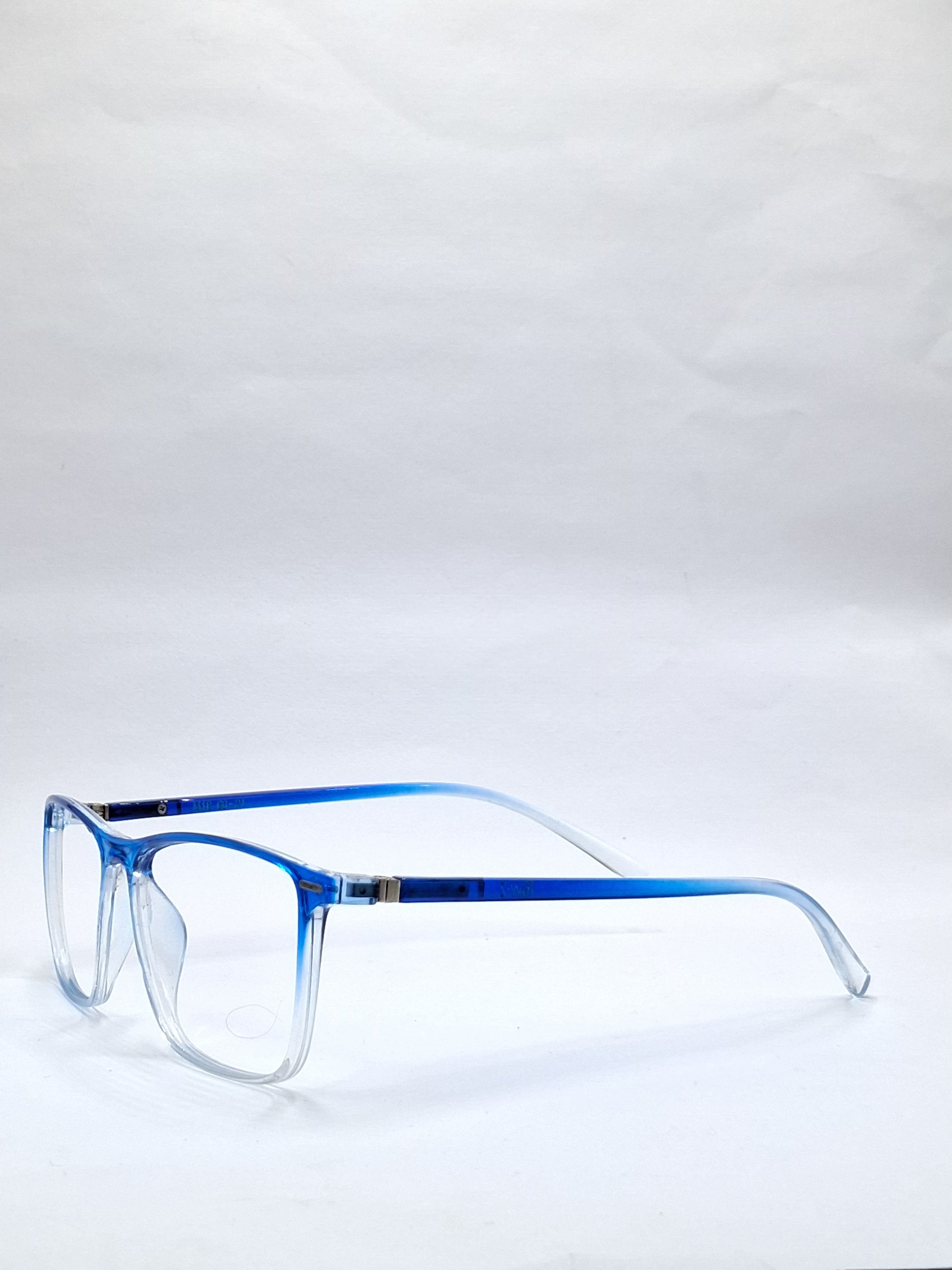 vision plus duale tone crystal blue and white frame