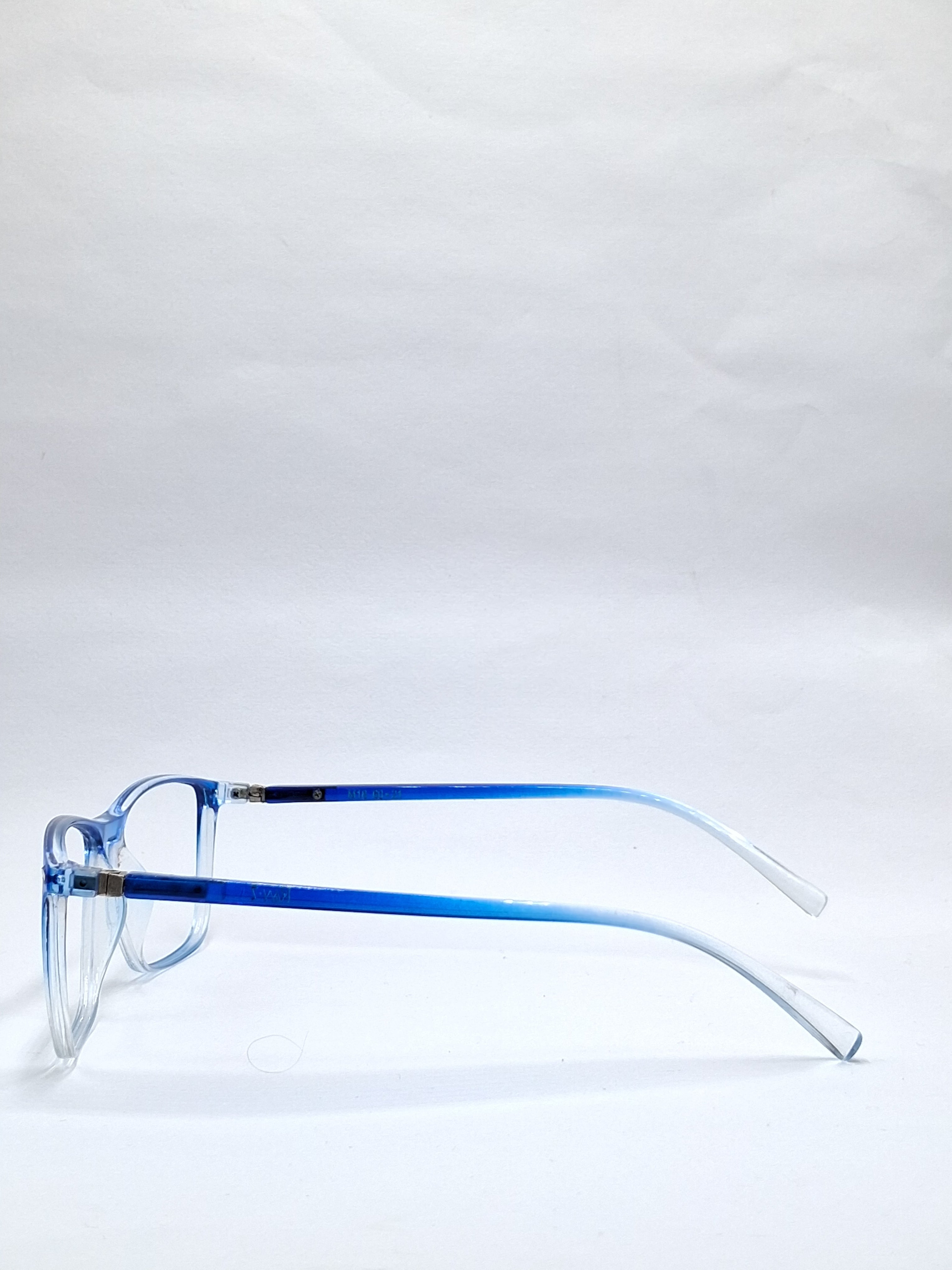 vision plus duale tone crystal blue and white frame