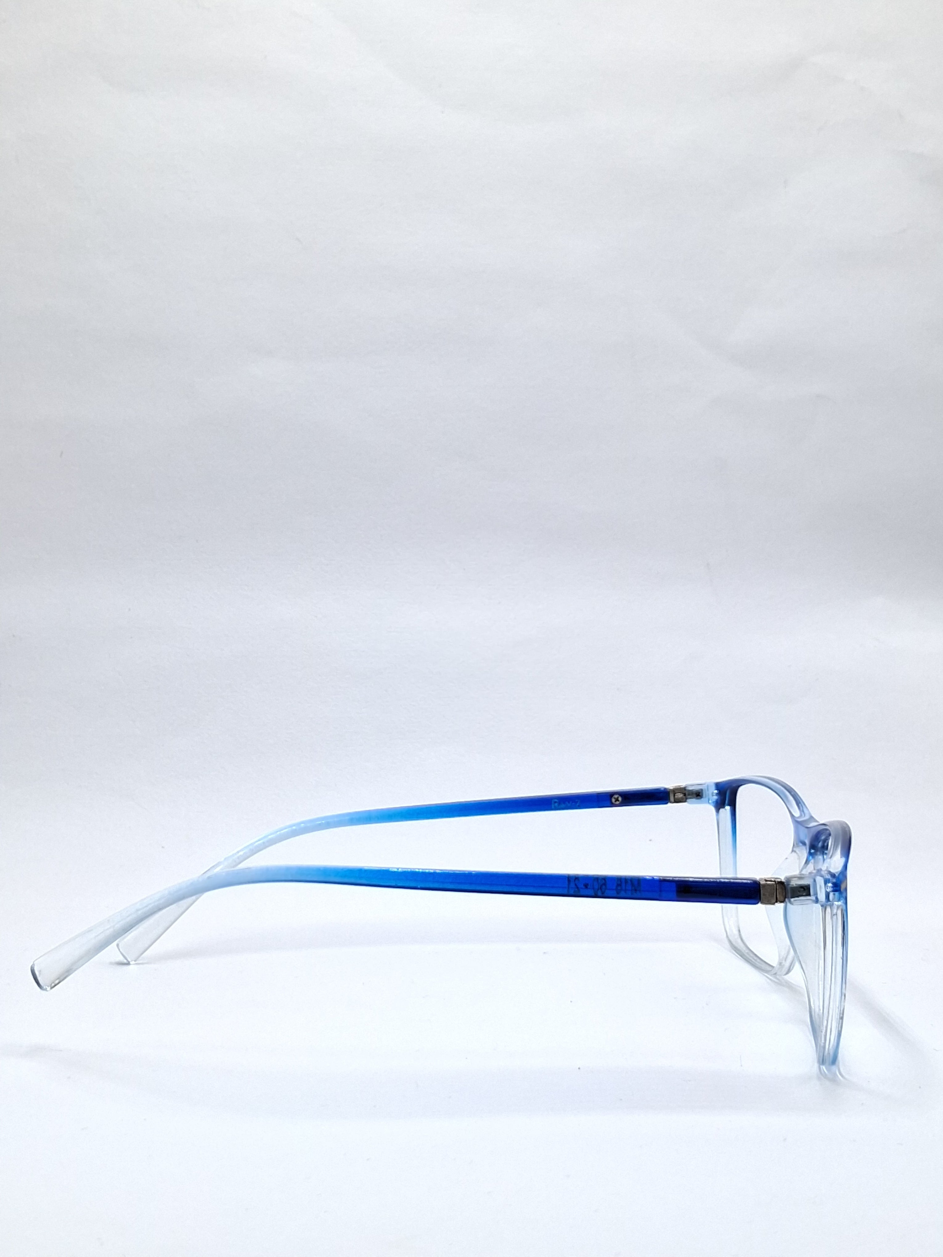 vision plus duale tone crystal blue and white frame