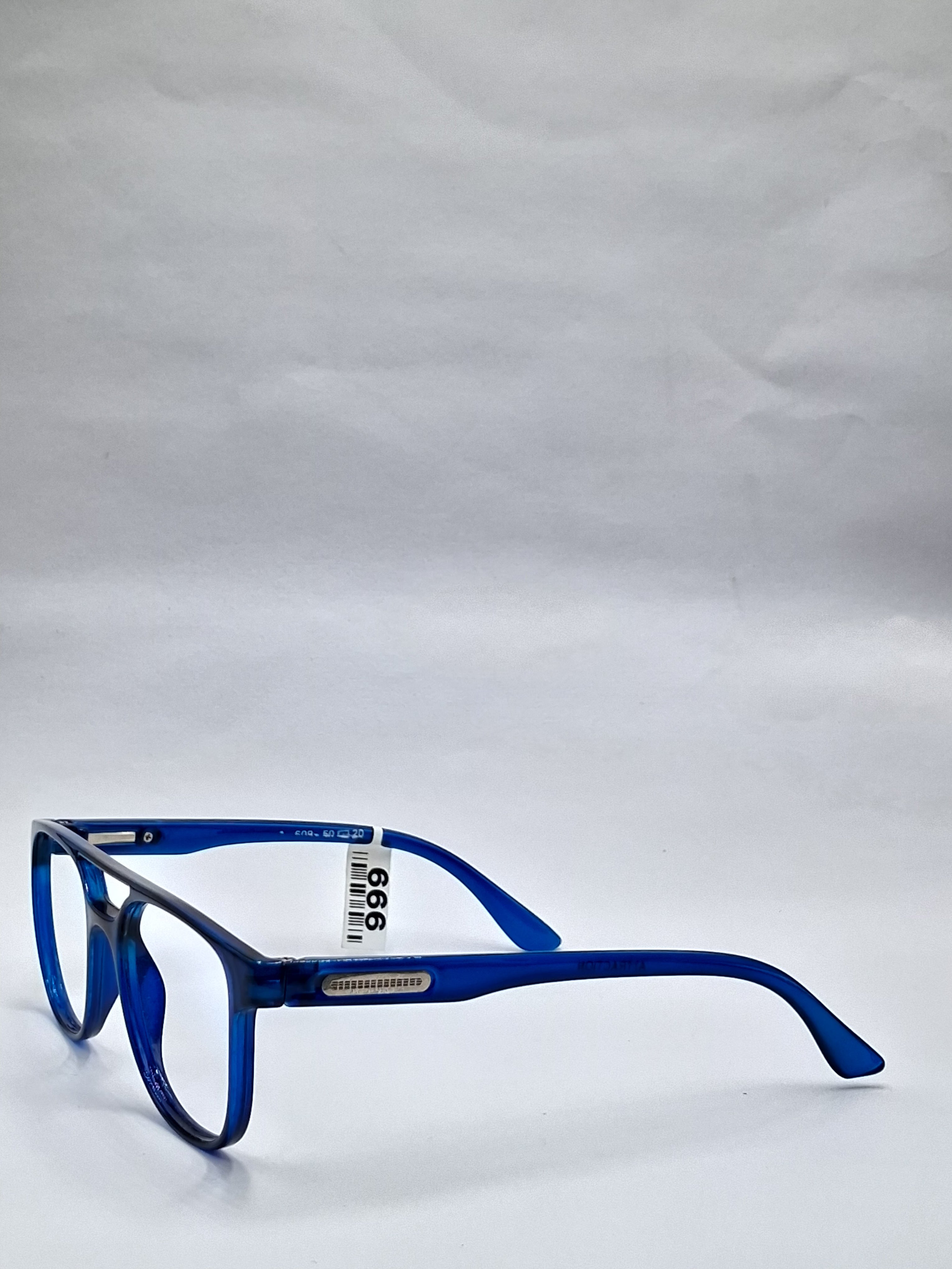 vision plus double bar blue frame