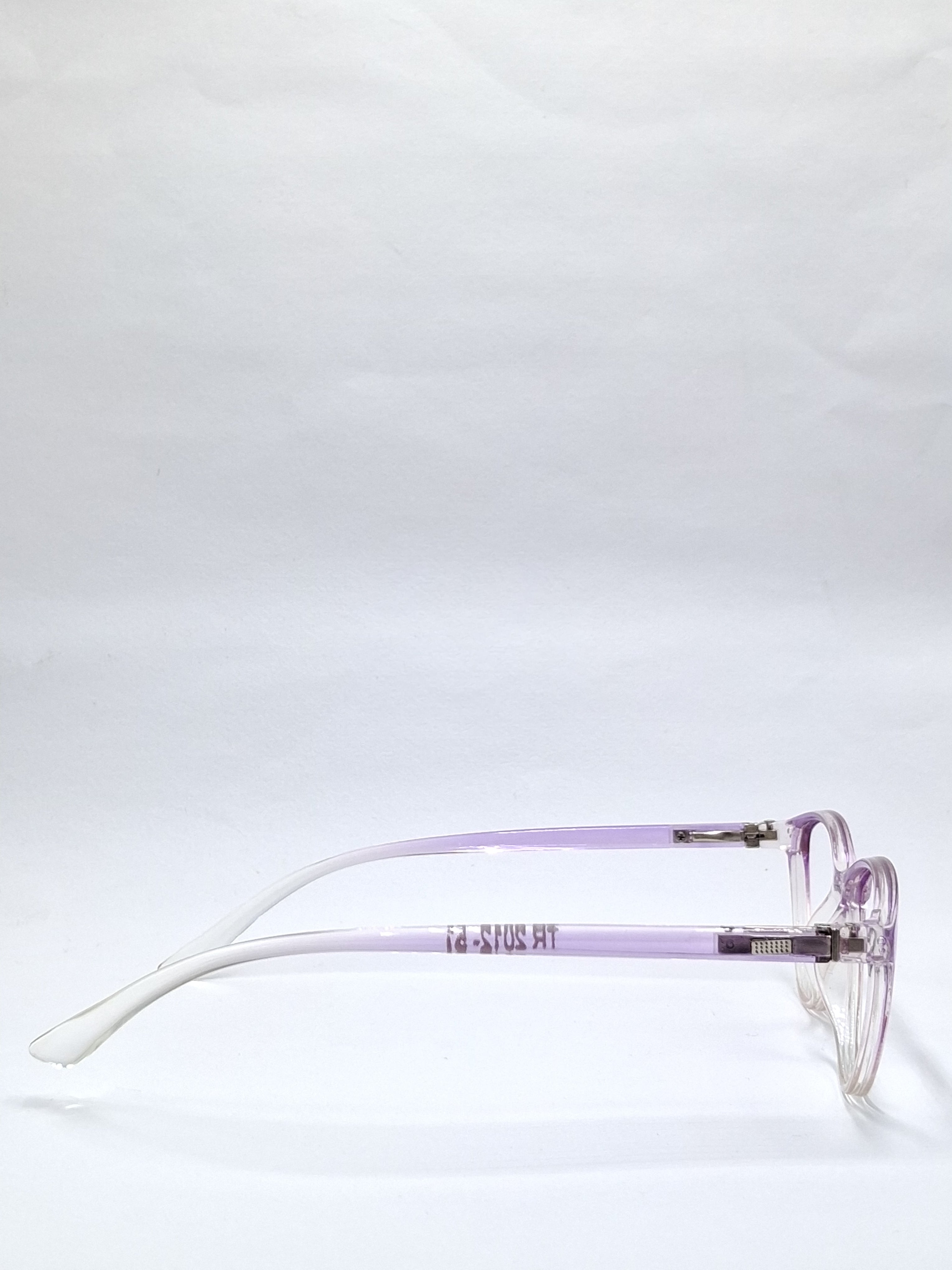 vision plus duale tone crystal purple and white frame