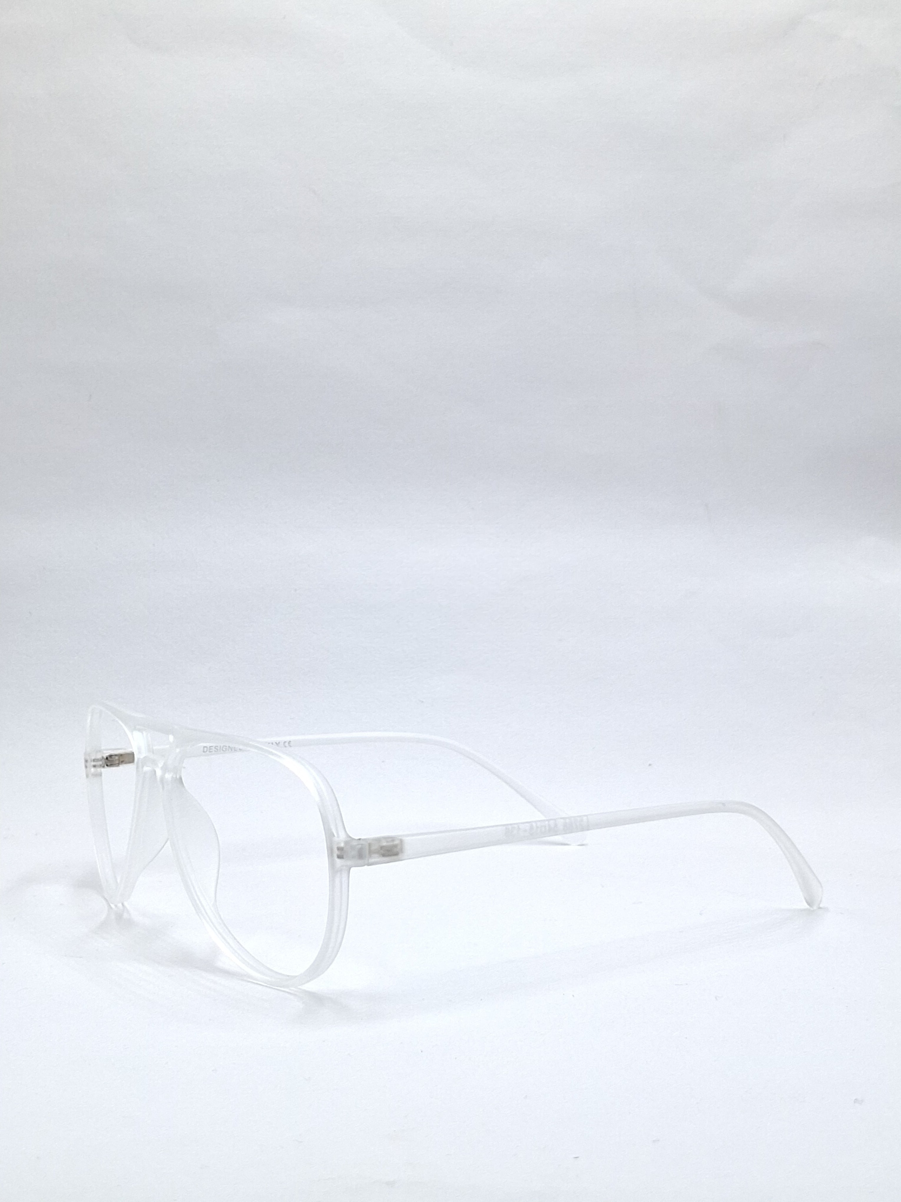 vision plus matte white double bar frame