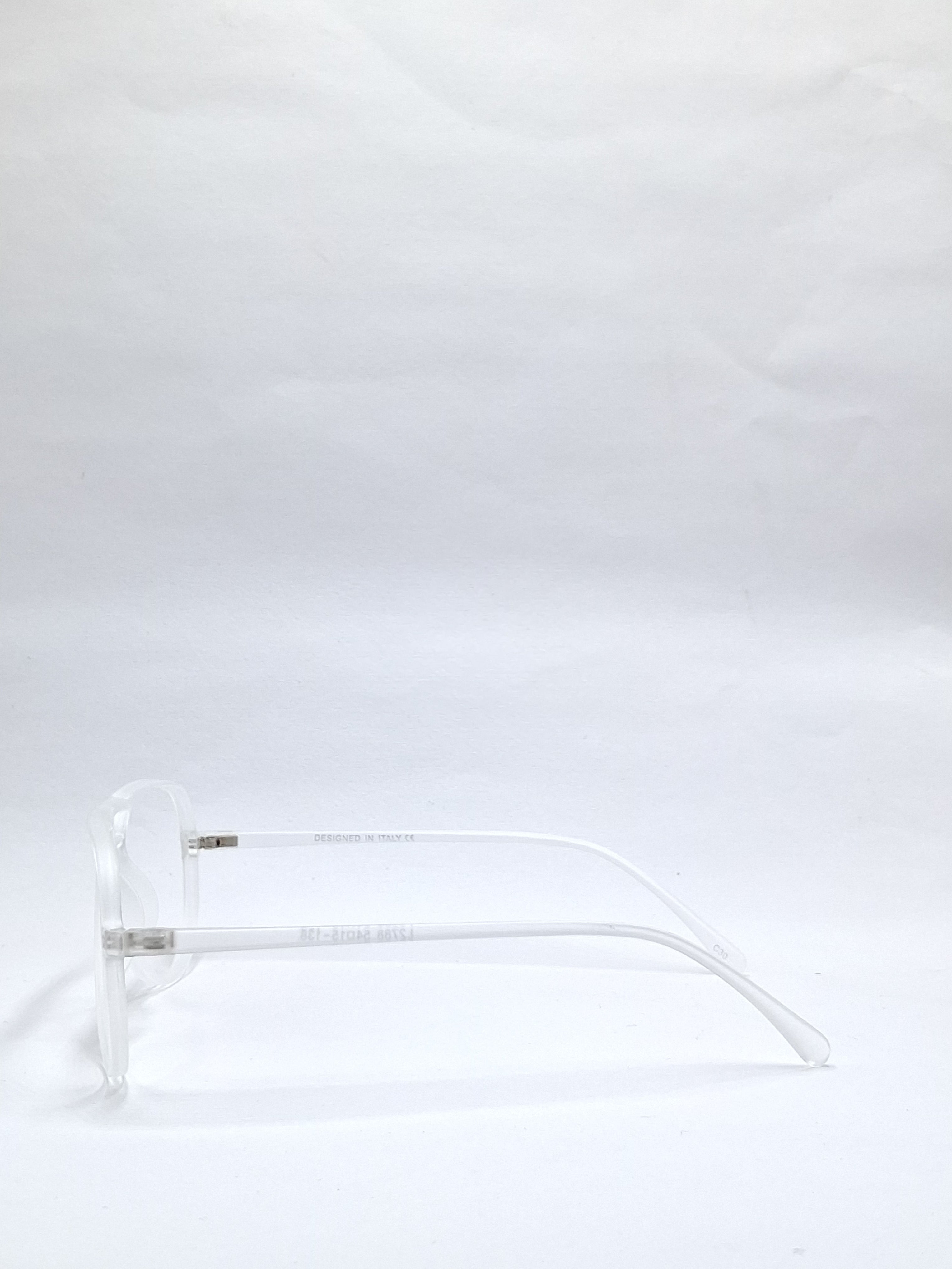 vision plus matte white double bar frame