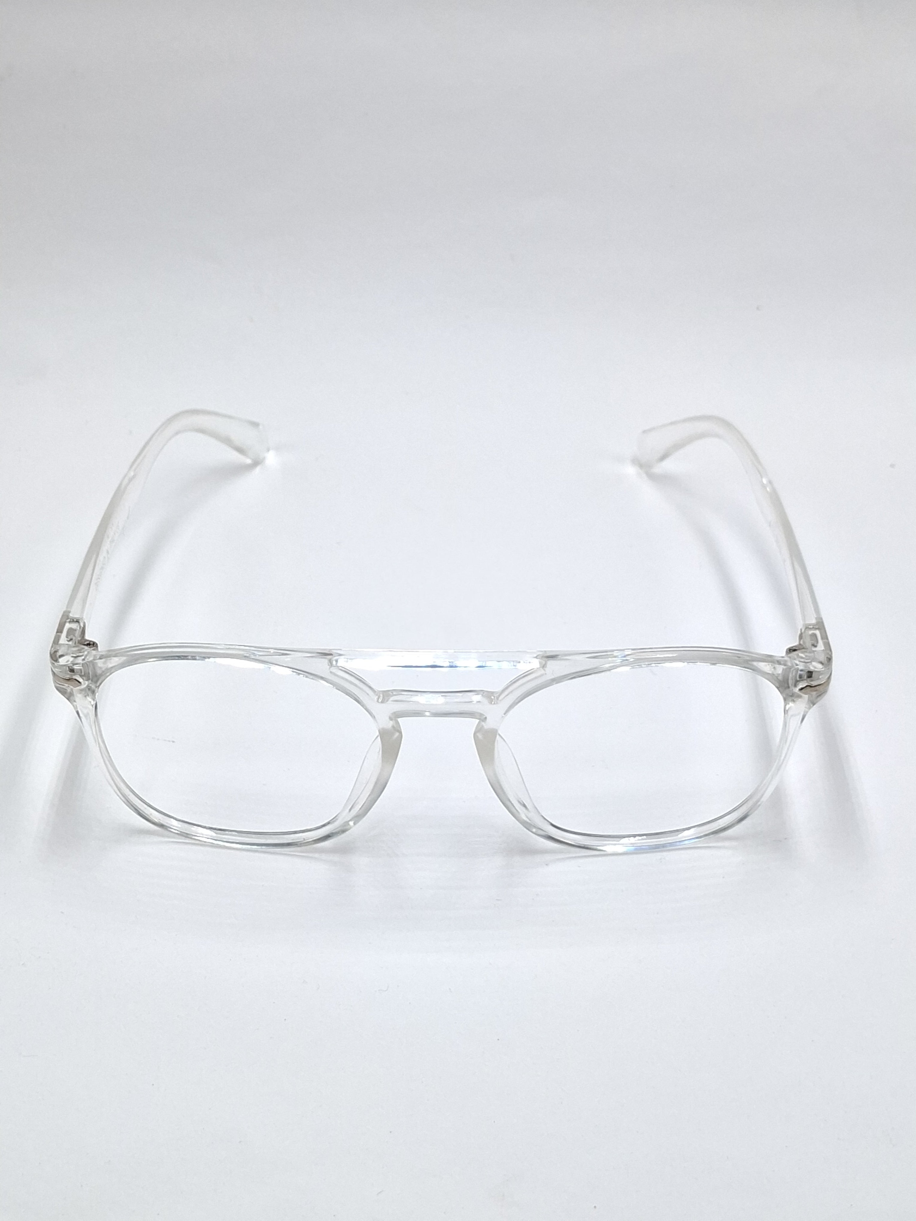 vision plus double bar transparent frame