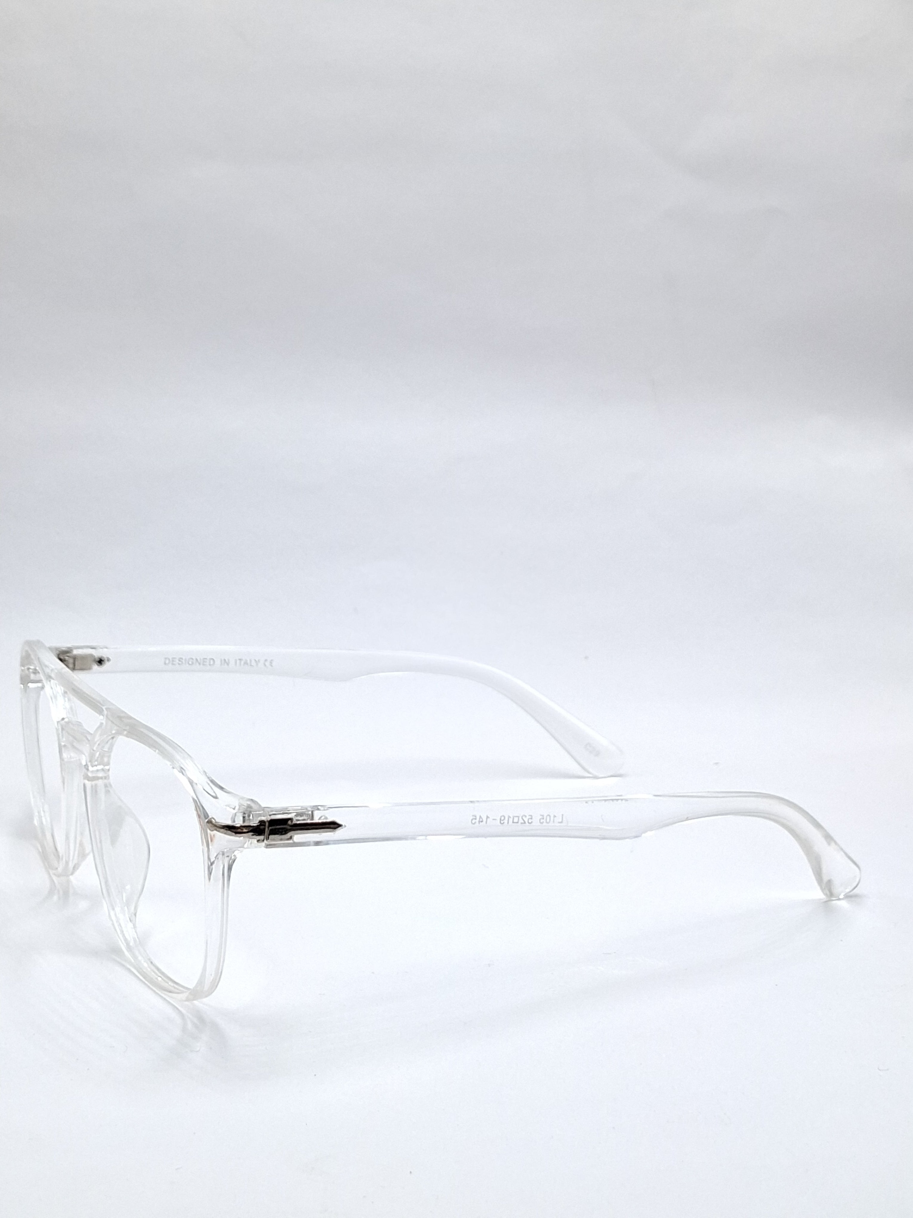 vision plus double bar transparent frame