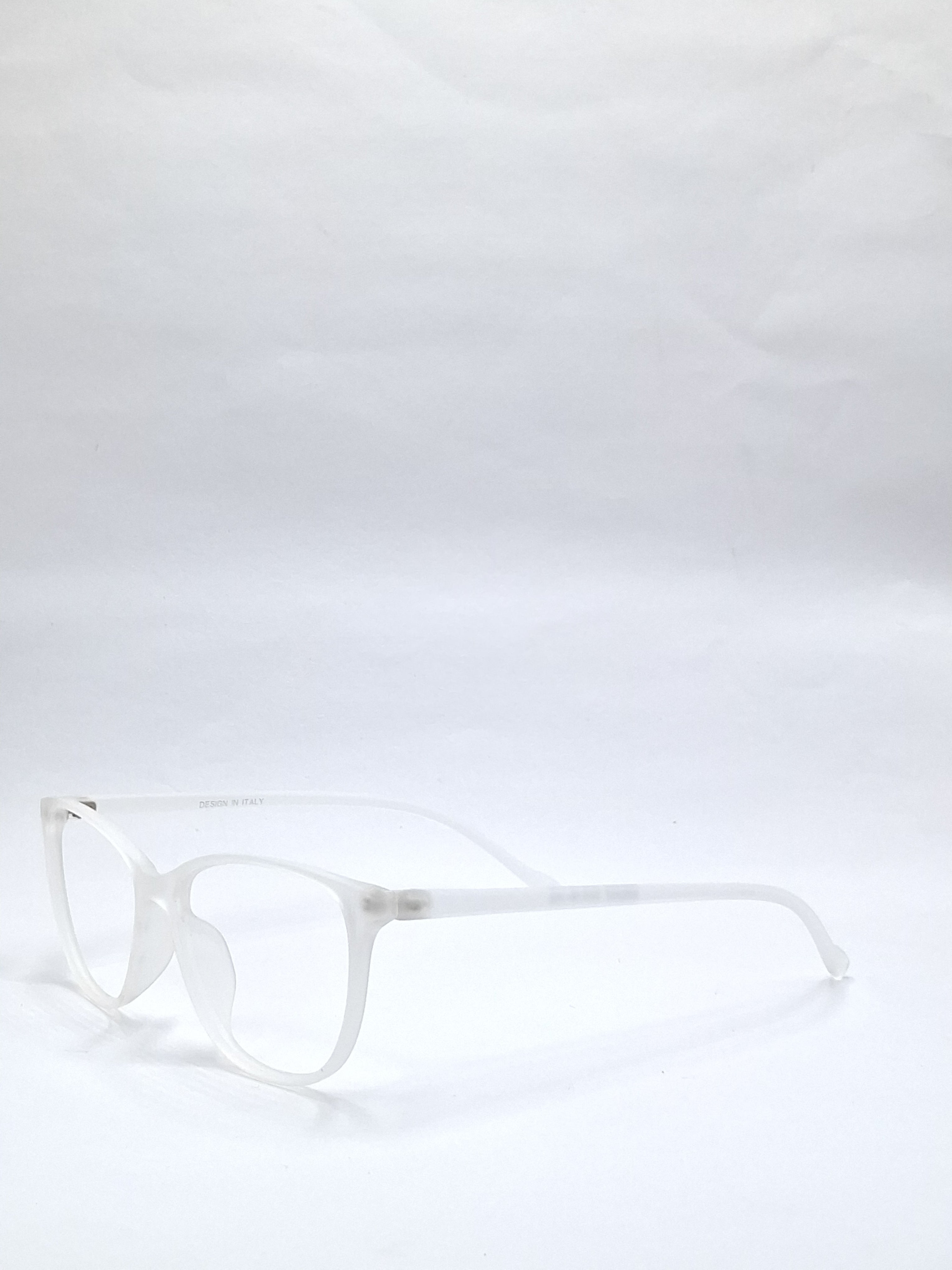 vision plus matte white frame
