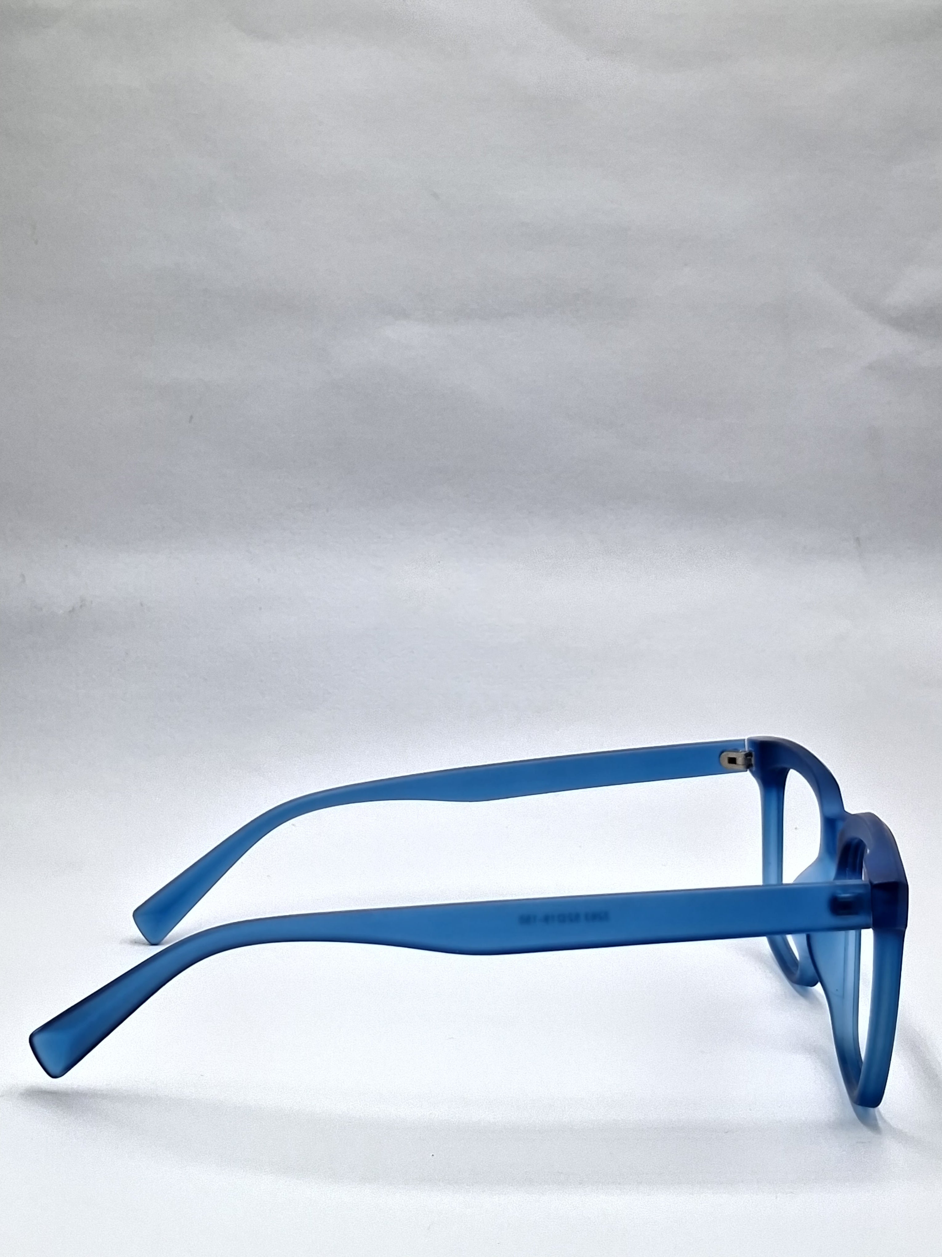 vision plus matte blue frame