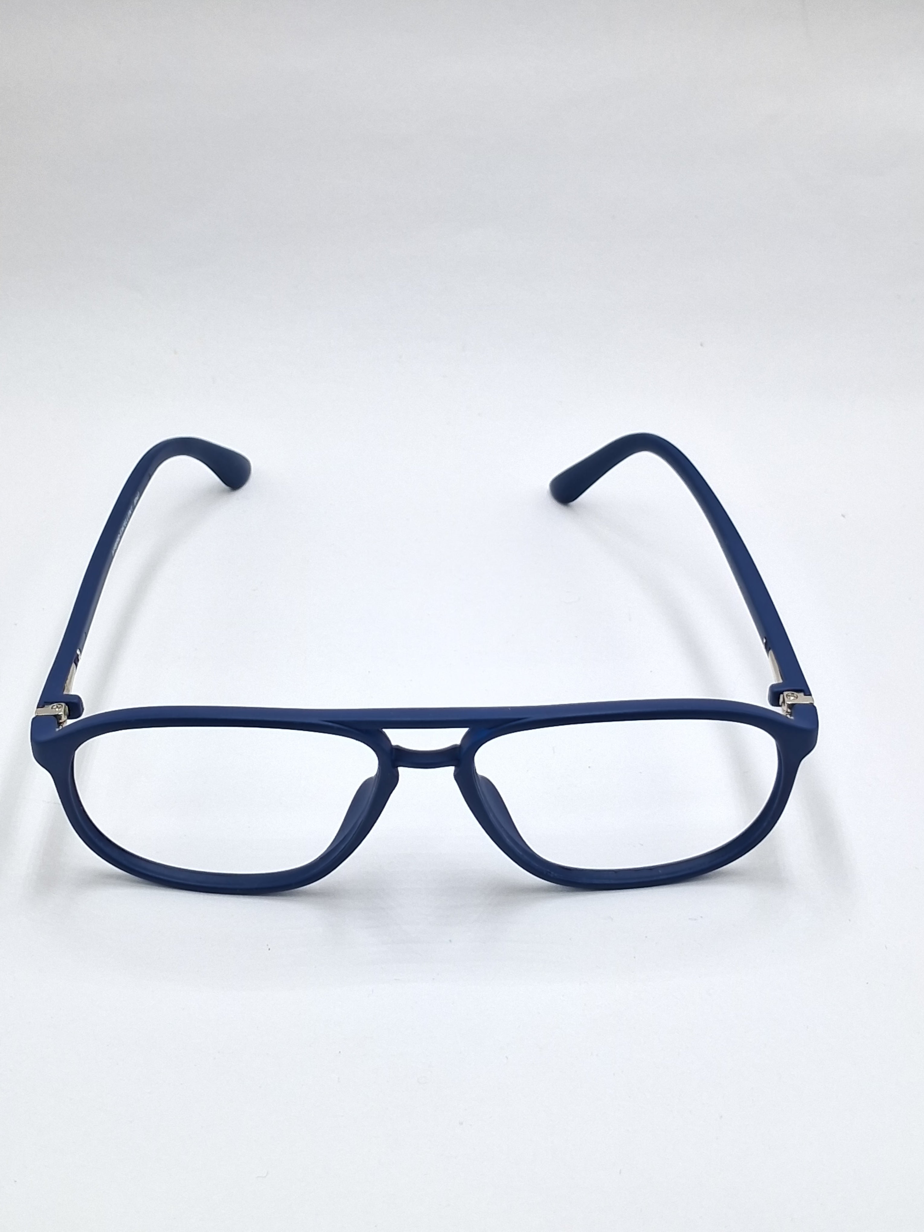 vision plus double bar matte blue frame