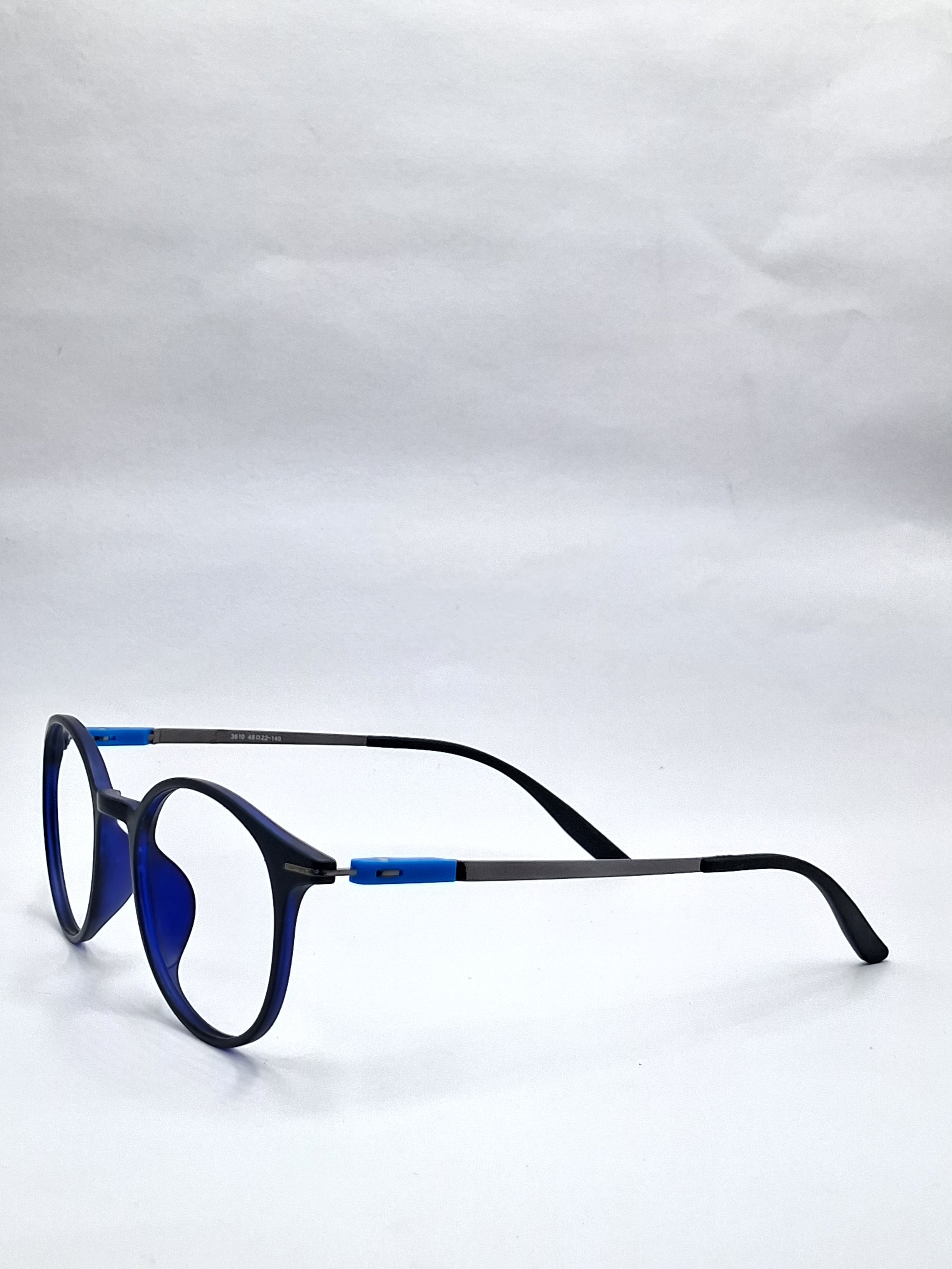 vision plus matte dark blue with metal stick frame