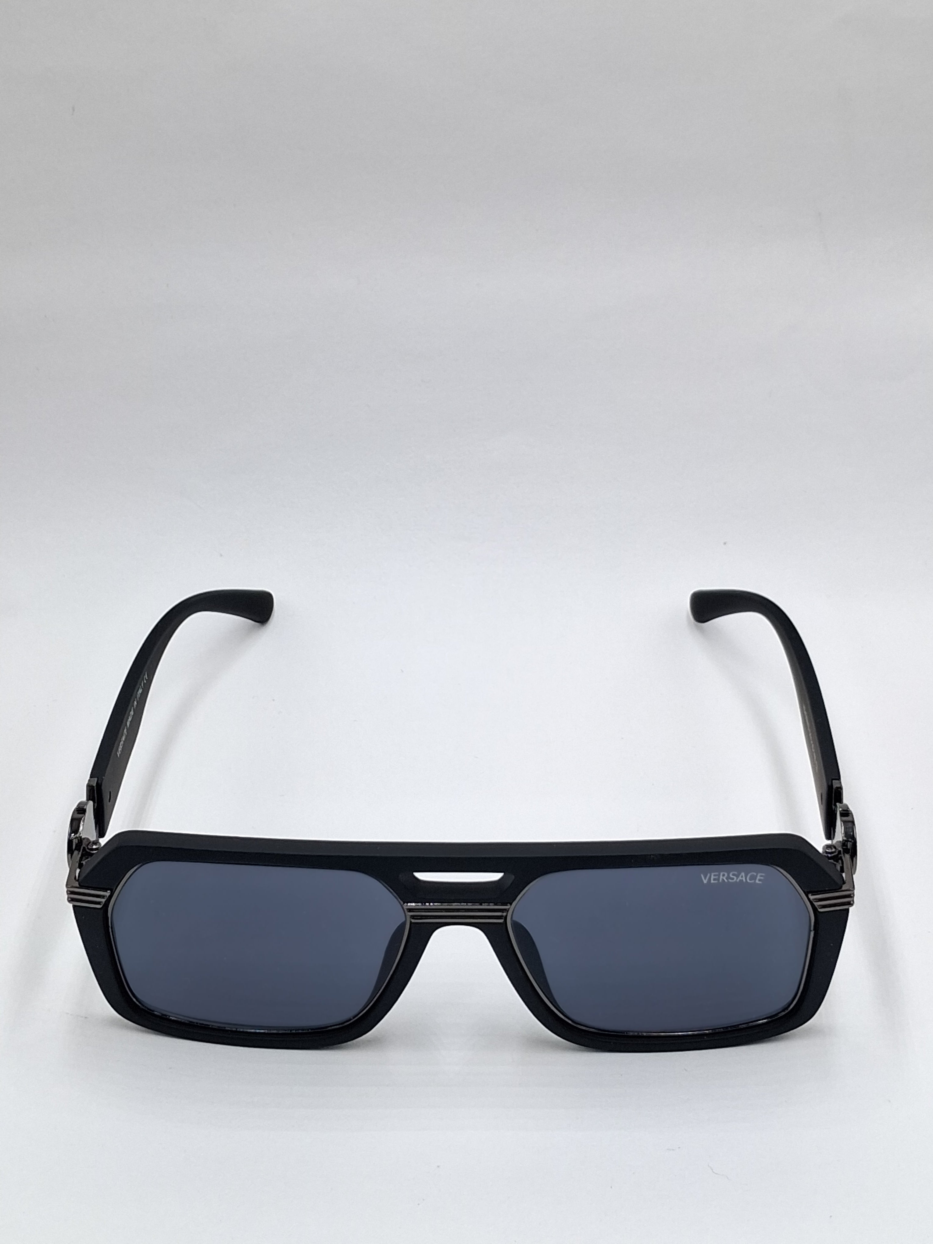 vision plus black and blue lens sunglasses