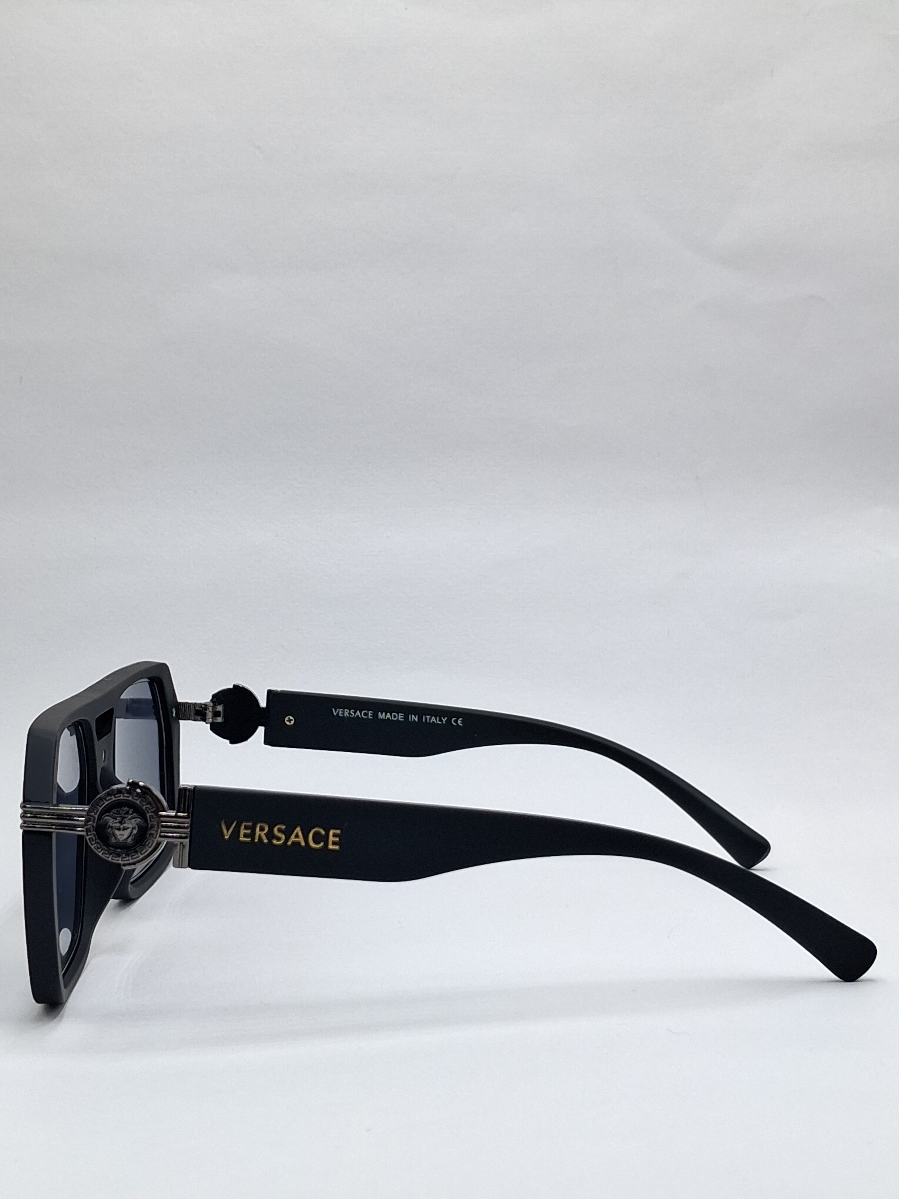 vision plus black and blue lens sunglasses