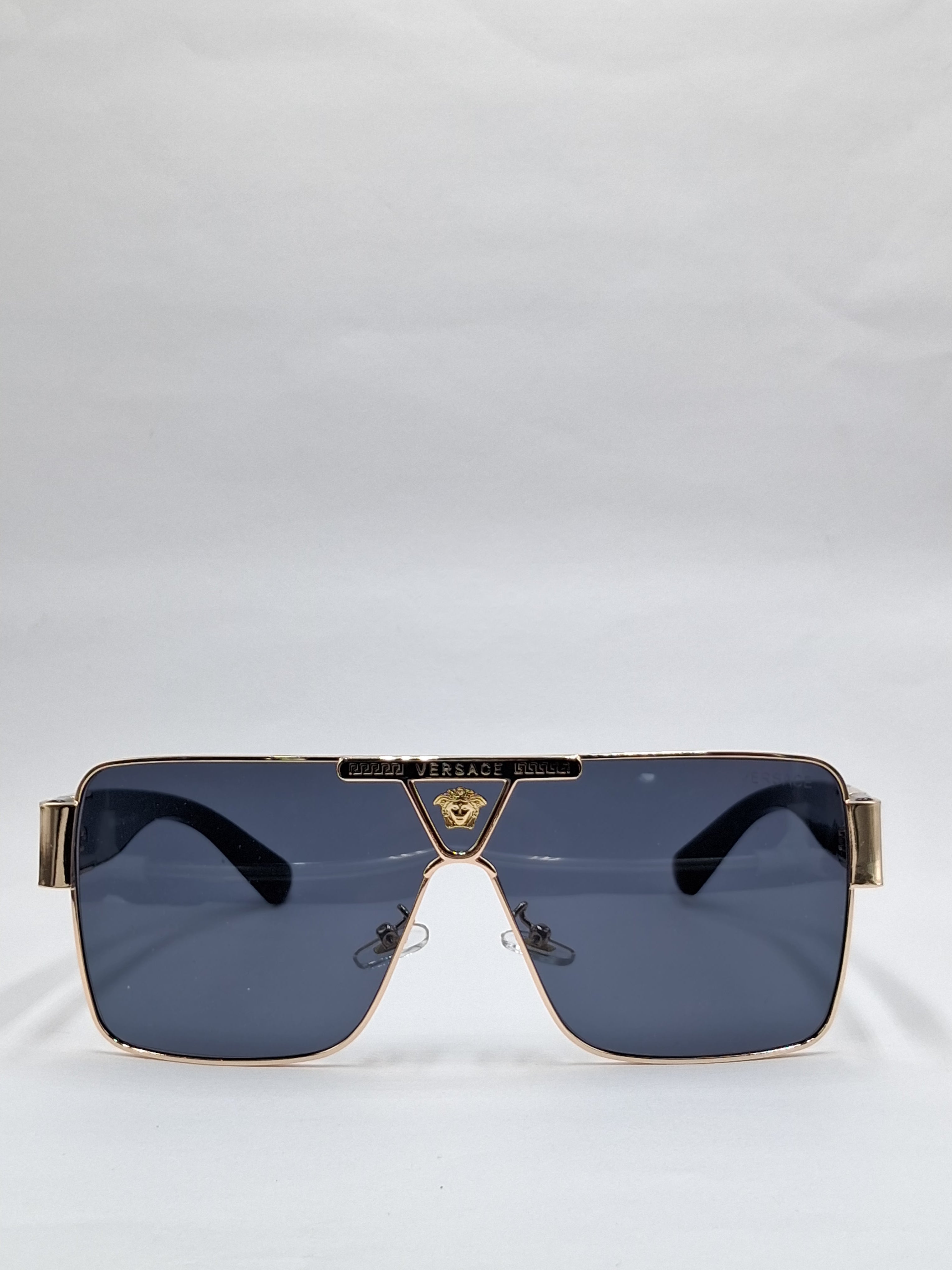 vision plus black and gold sunglasses