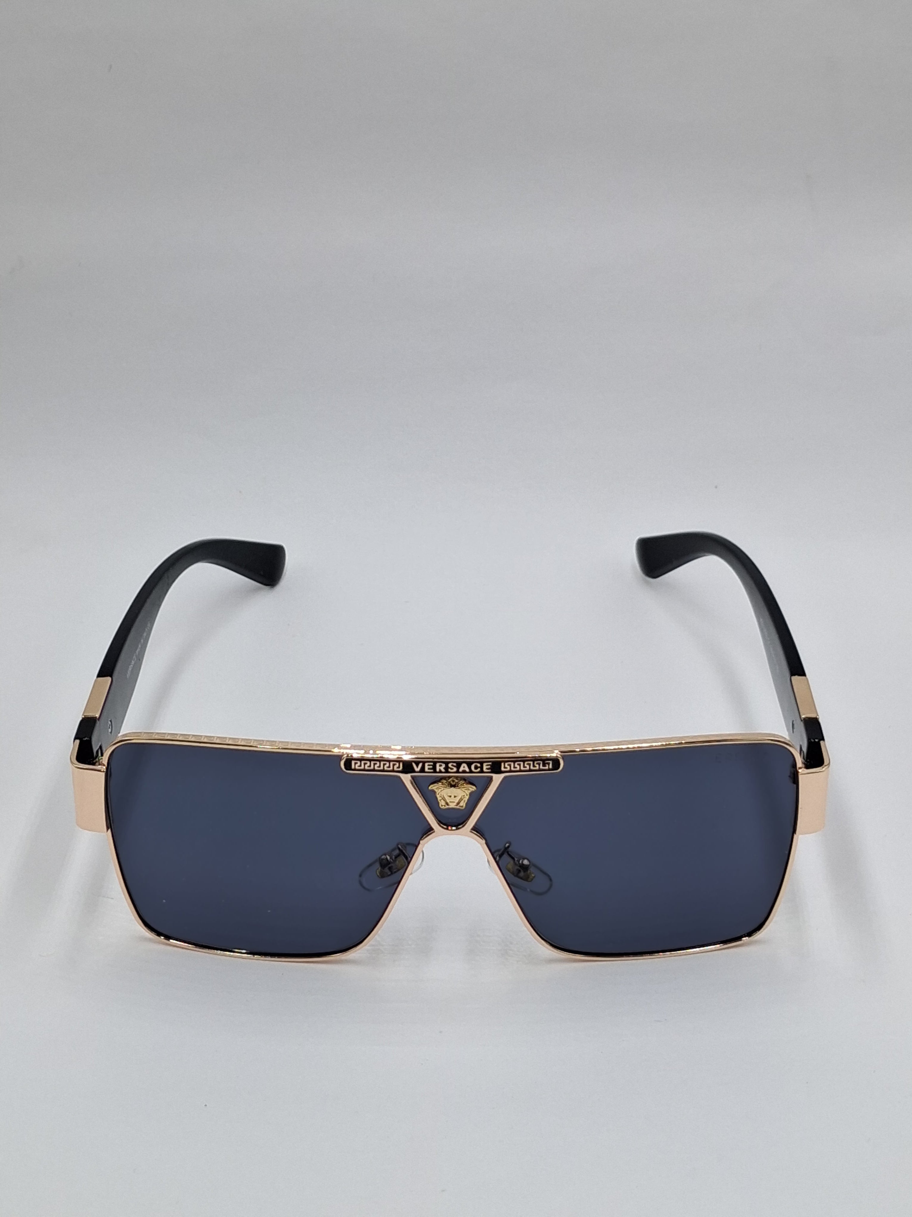 vision plus black and gold sunglasses