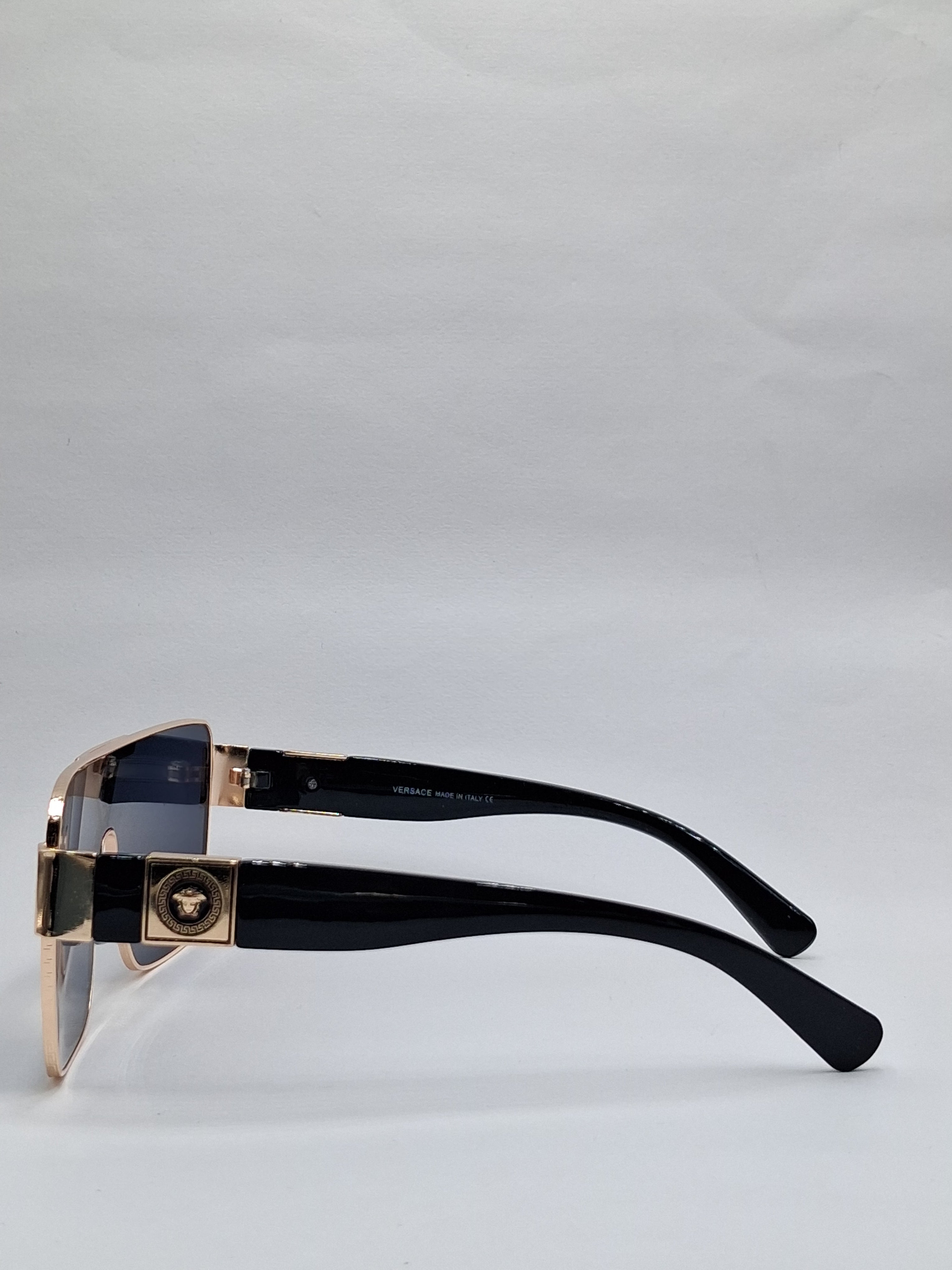 vision plus black and gold sunglasses