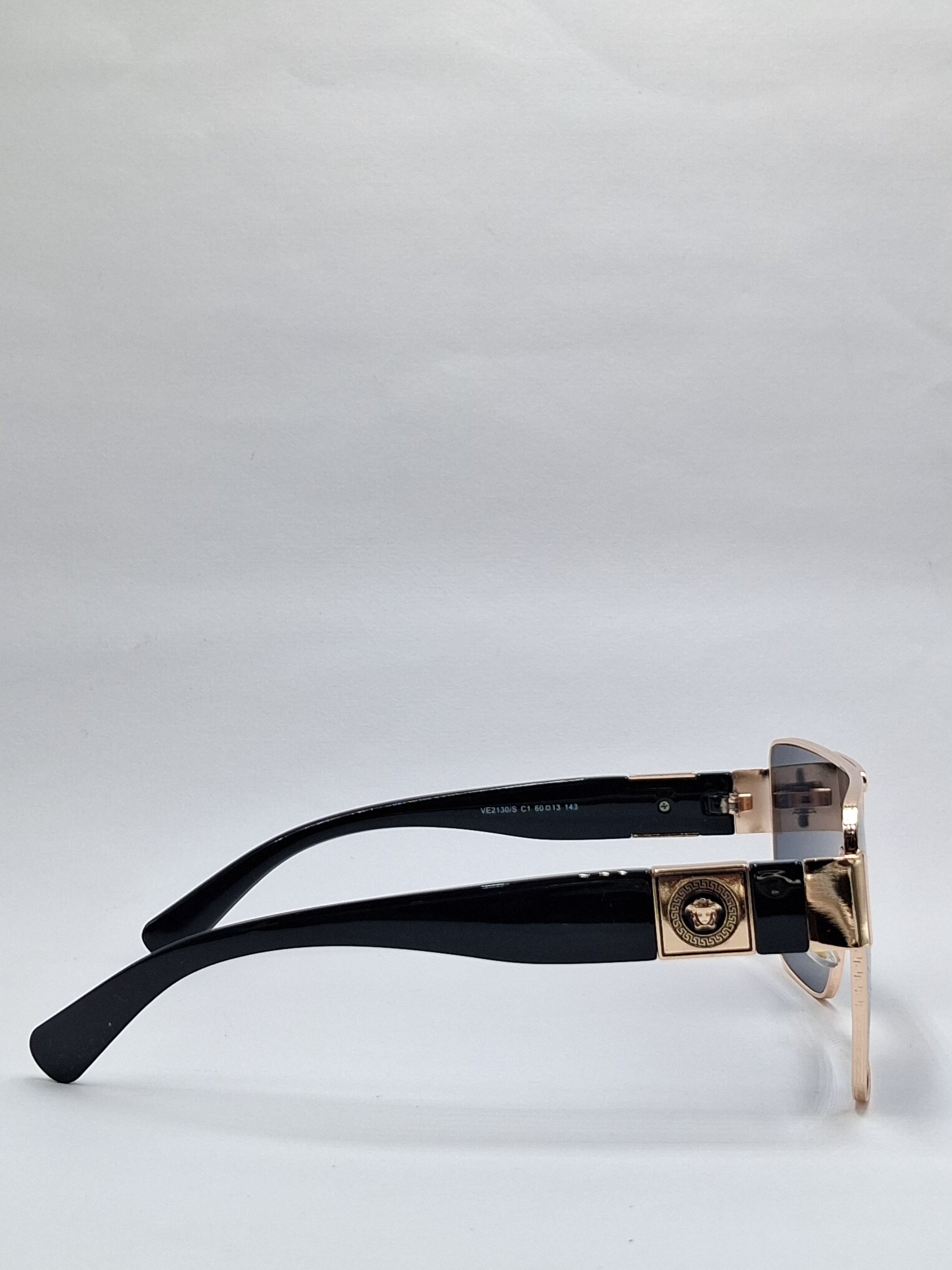 vision plus black and gold sunglasses