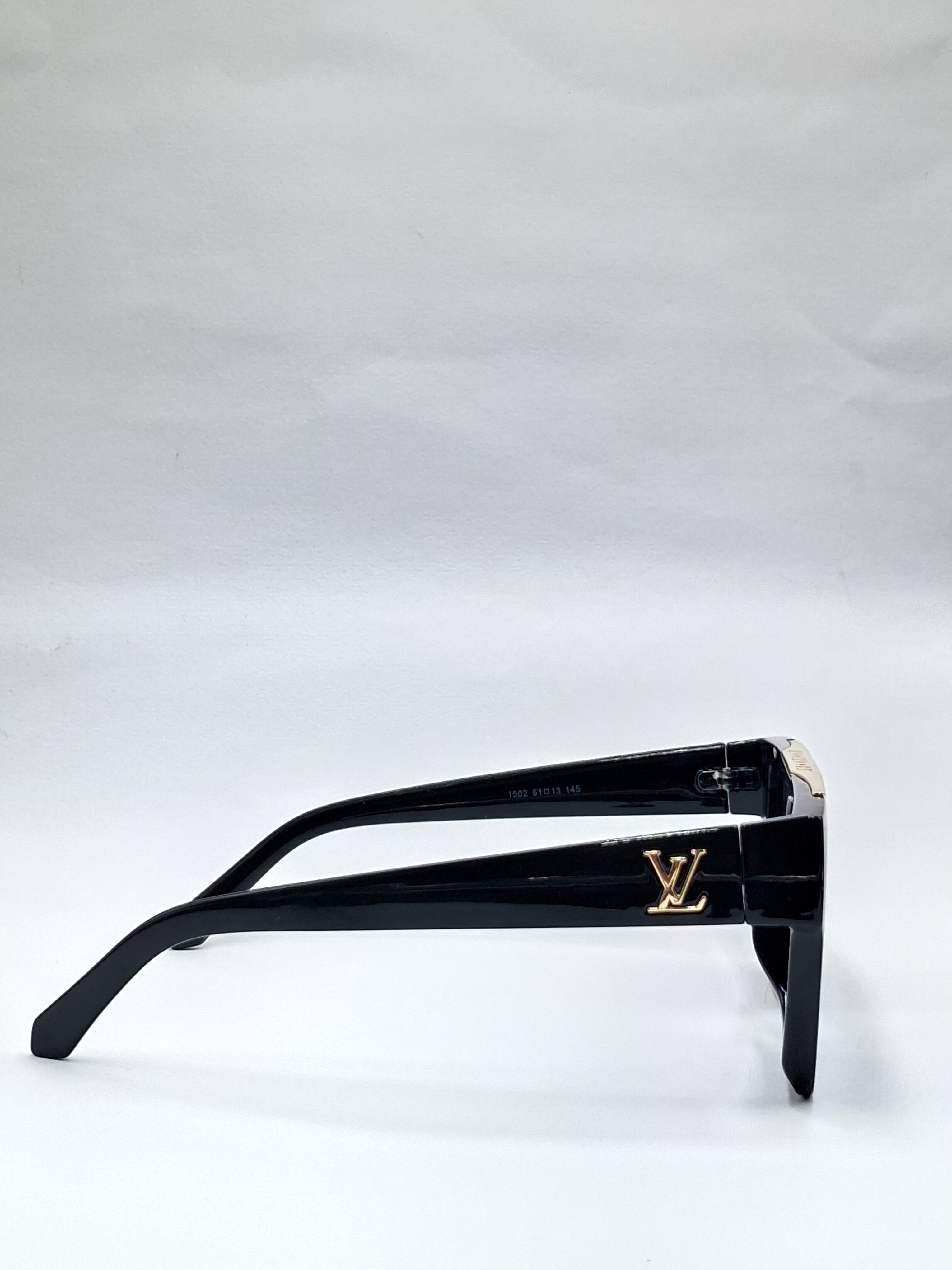 vision plus black and gold sunglasses