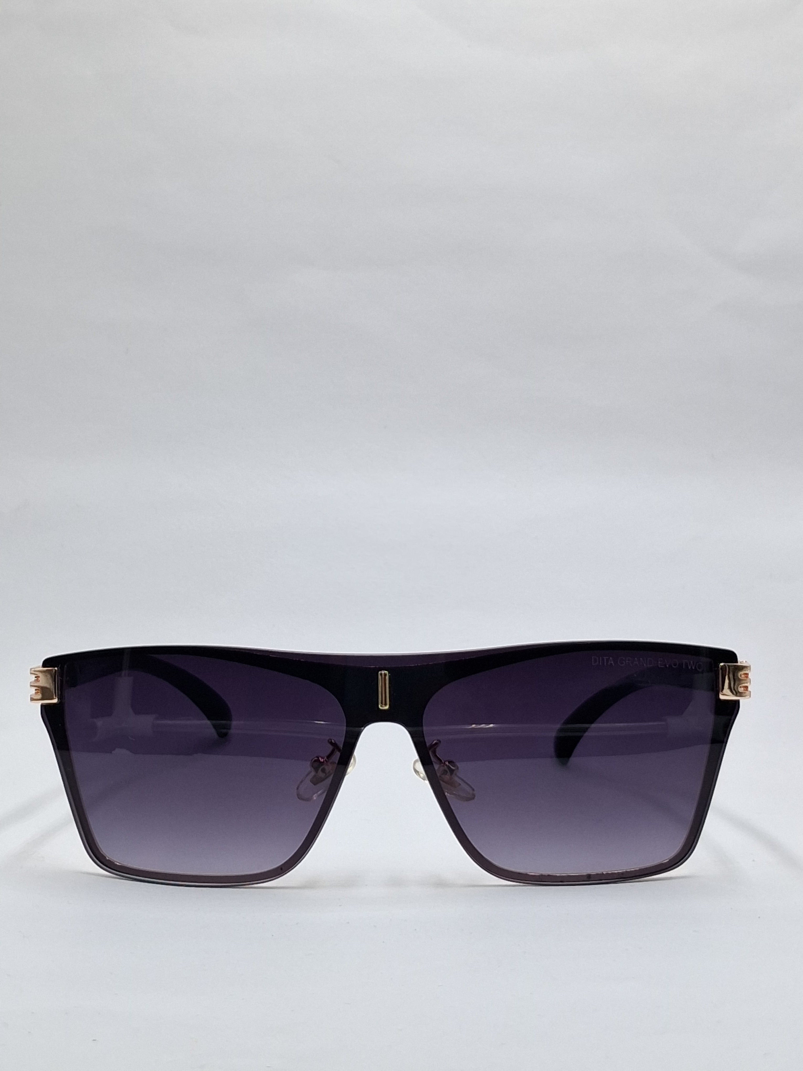 vision plus black and gold sunglasses