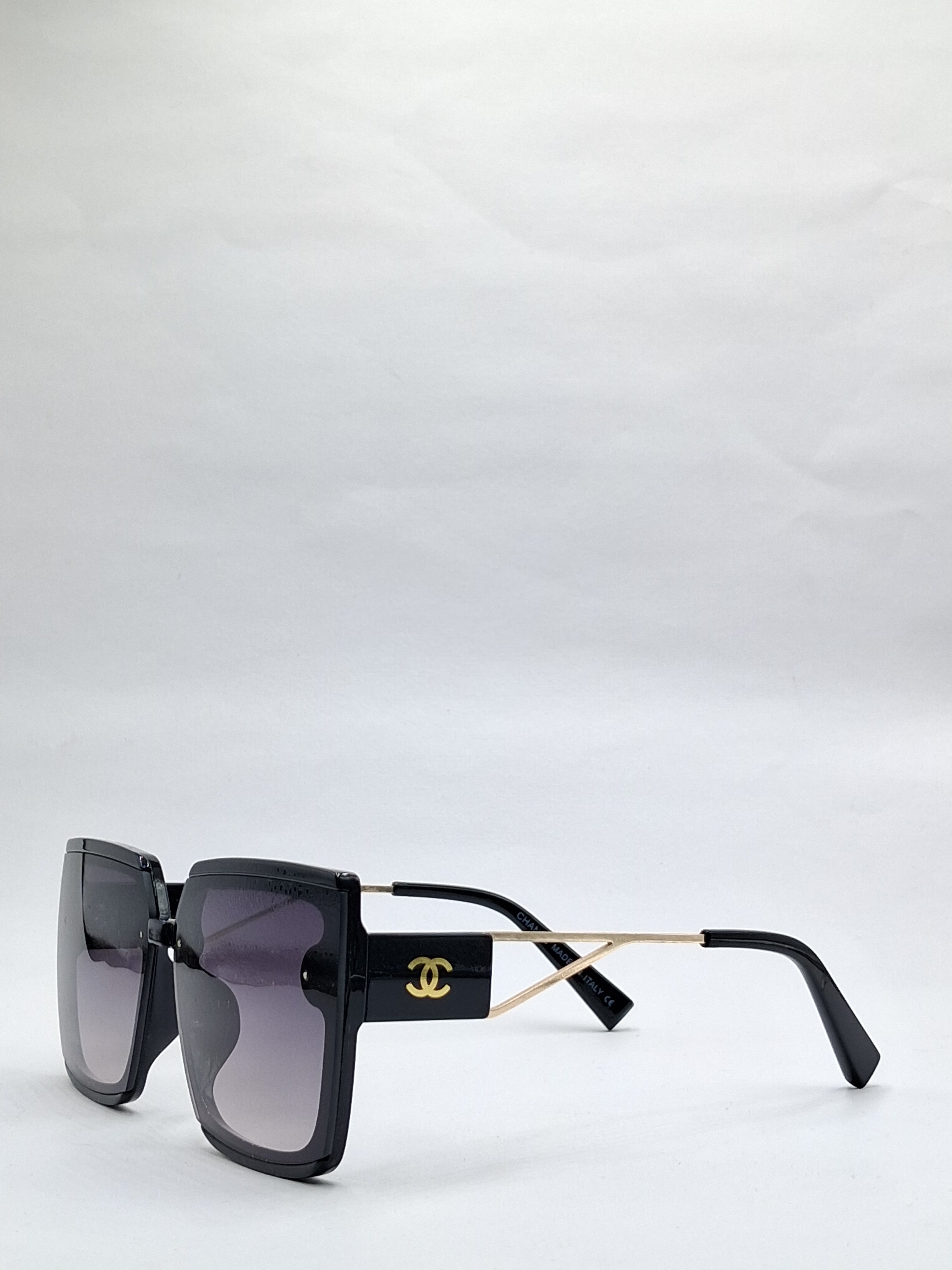 vision plus black and gold sunglasses