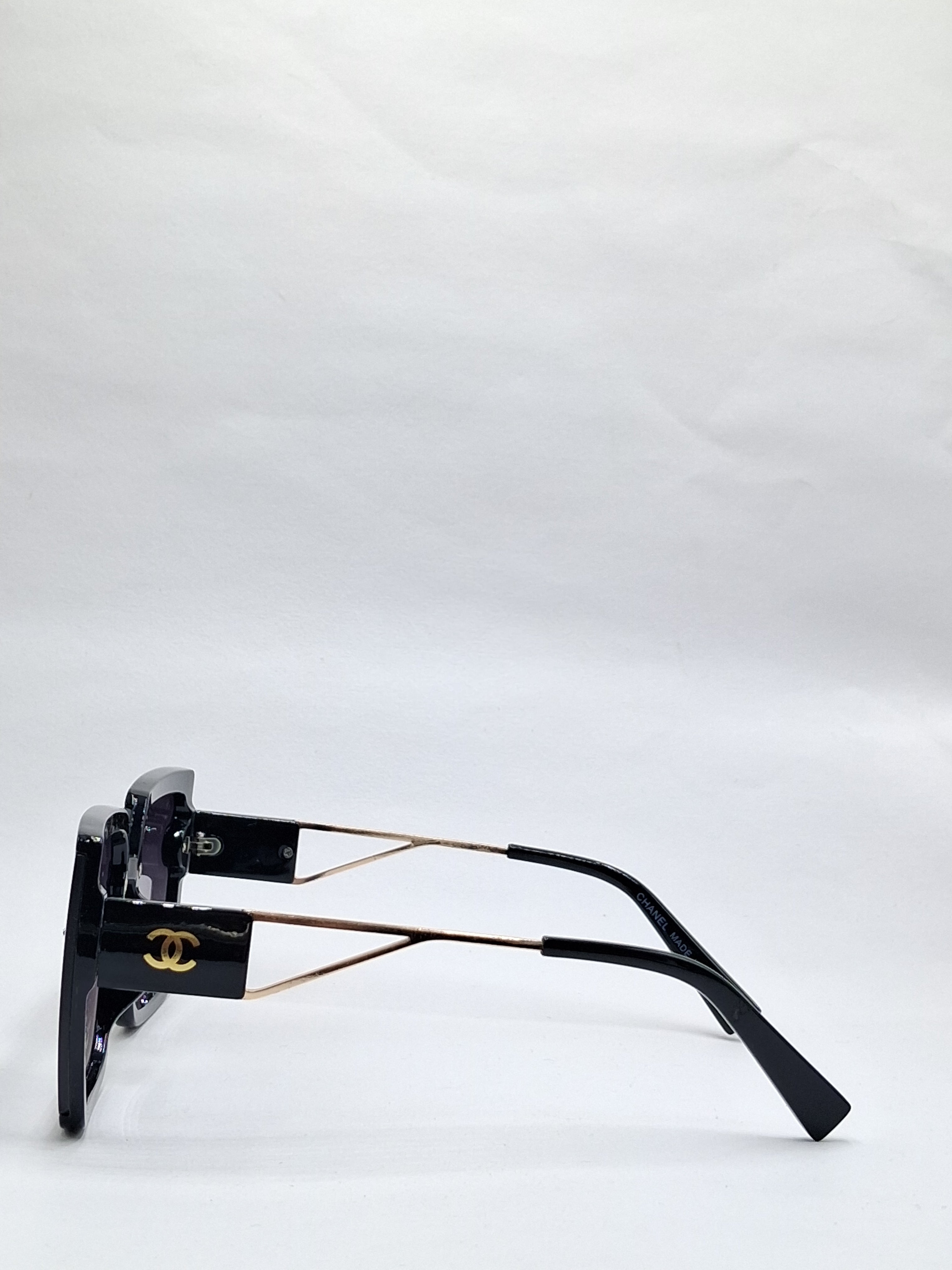 vision plus black and gold sunglasses