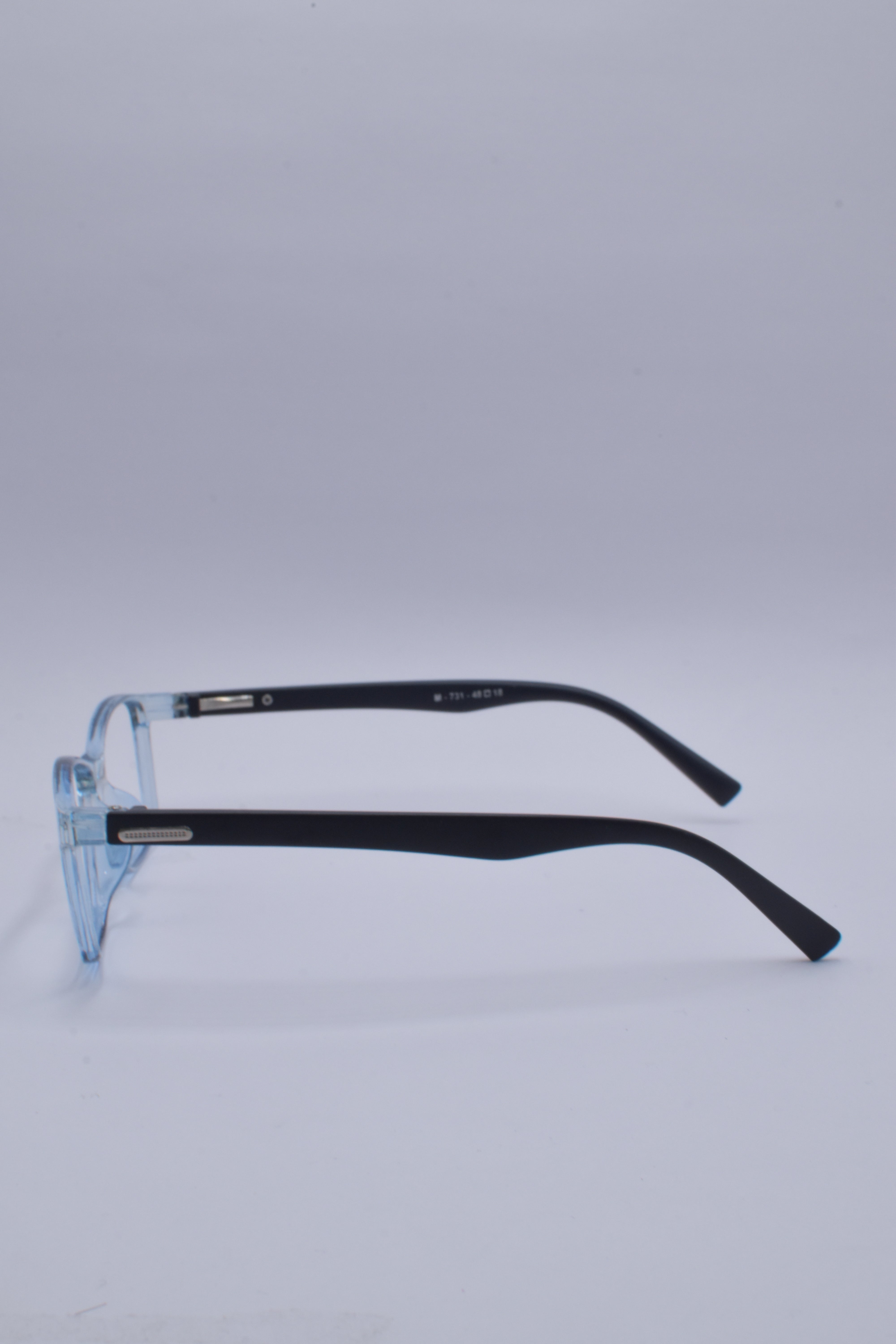 vision plus transparent sky blue frame